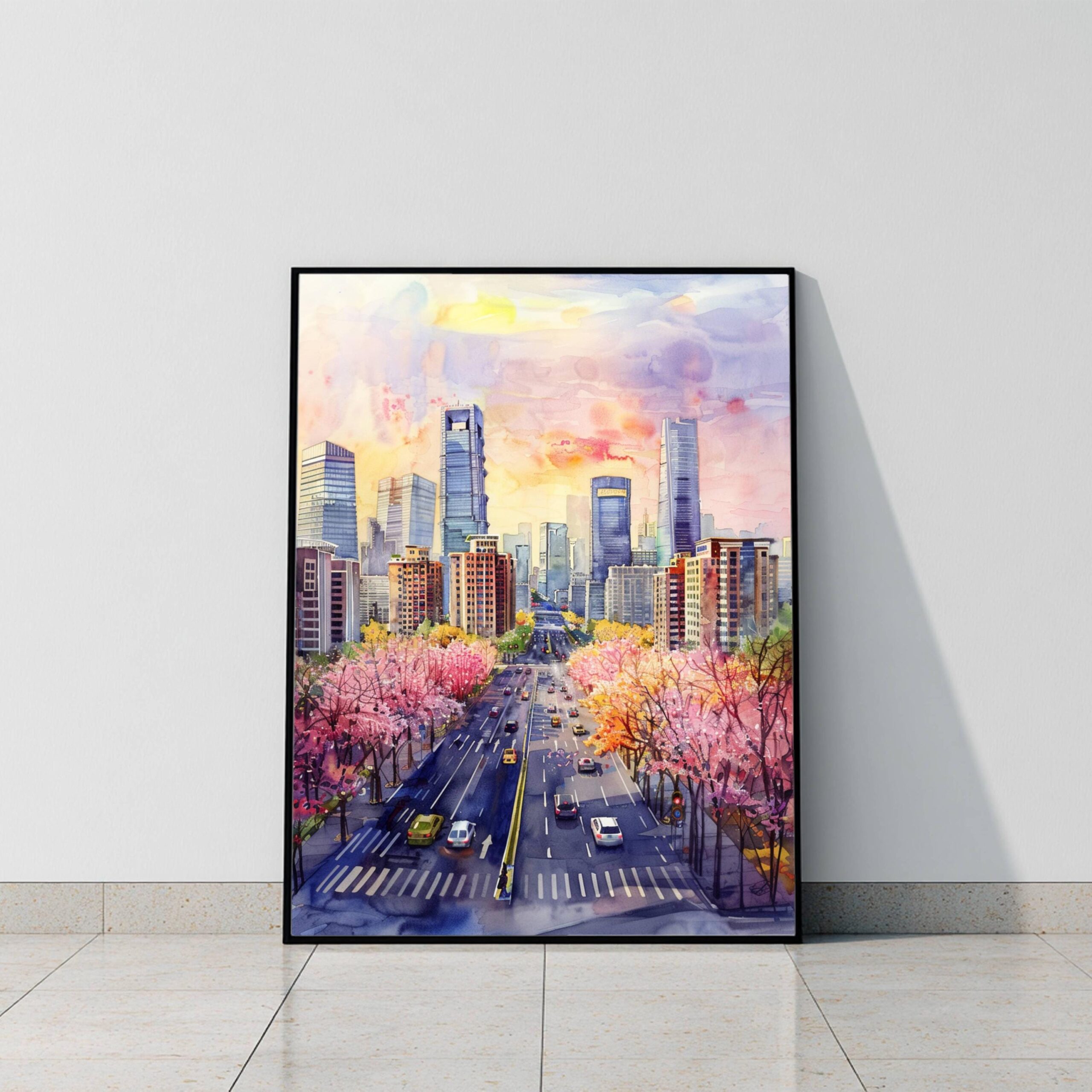 Beijing China Watercolor Print: Asia Travel Art Poster - Image 10