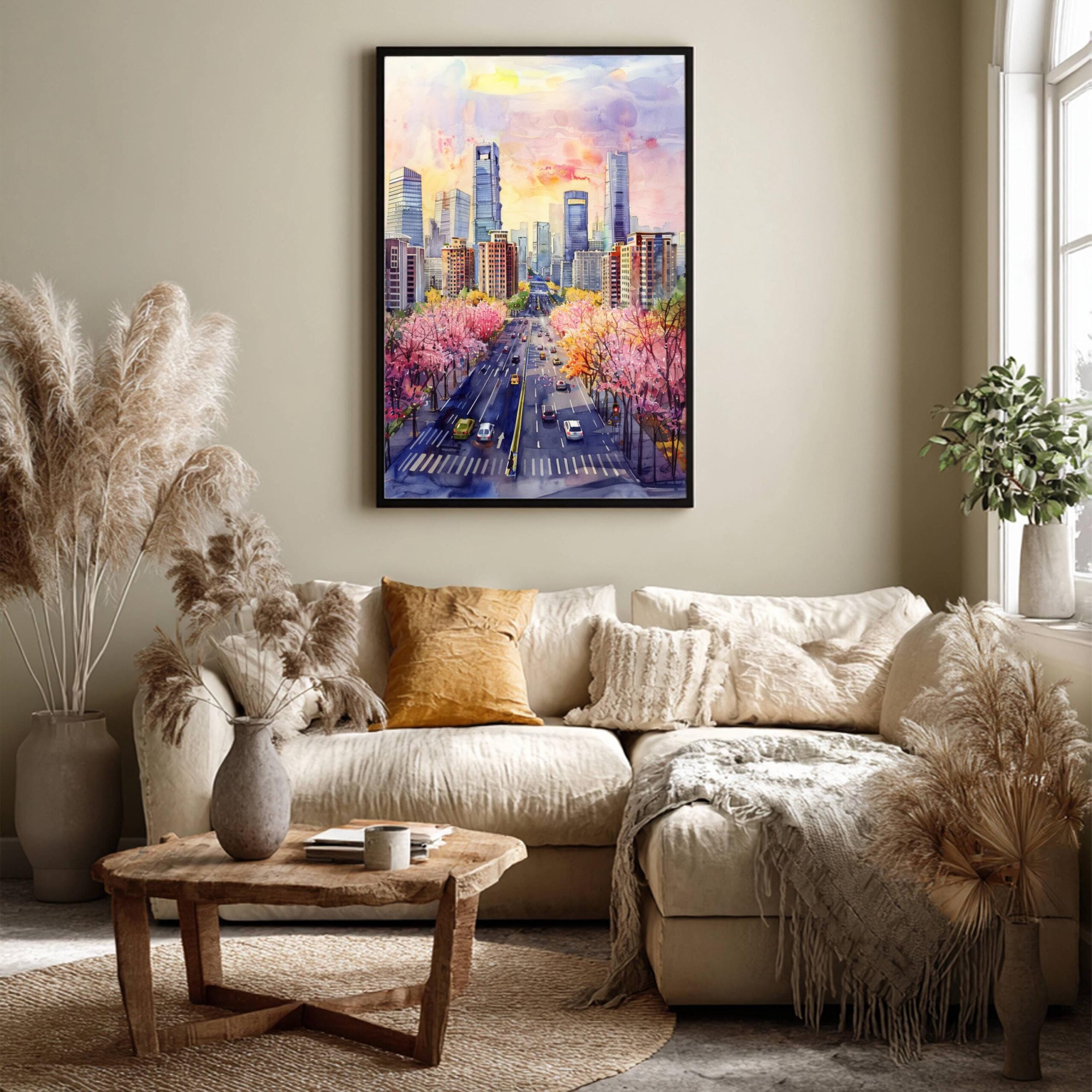 Beijing China Watercolor Print: Asia Travel Art Poster - Image 4