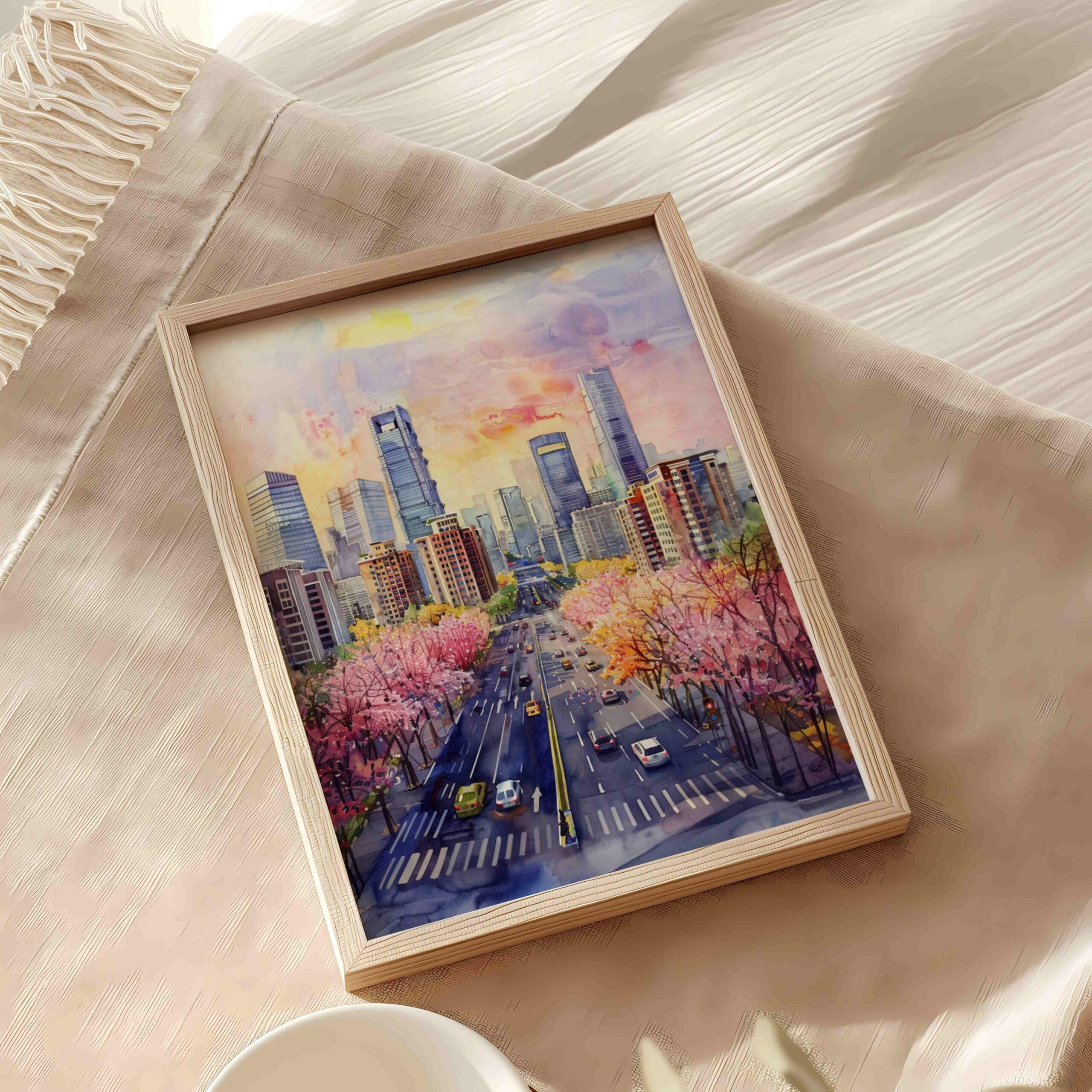 Beijing China Watercolor Print: Asia Travel Art Poster - Image 6