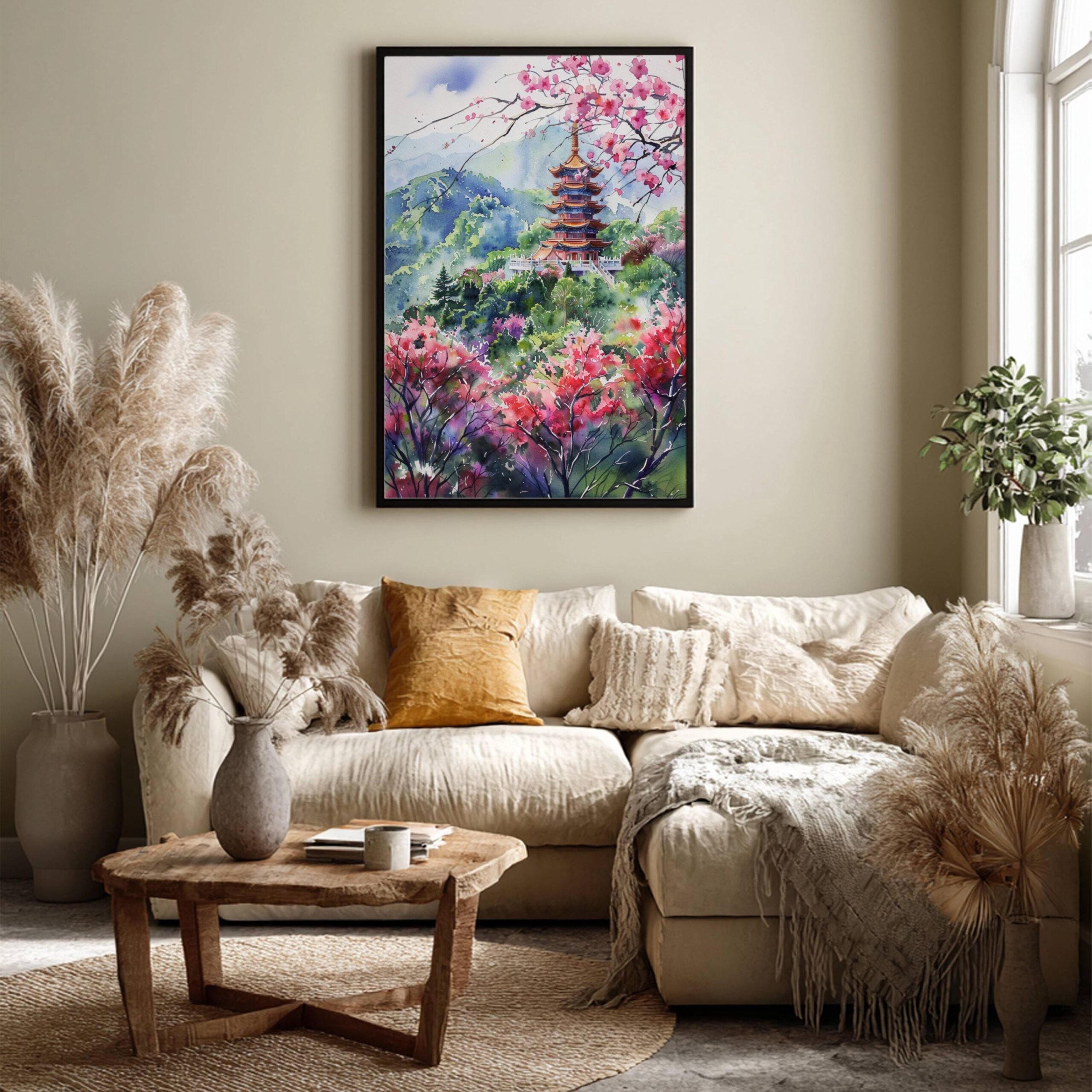 Taiwan Watercolor Print: Asia Travel Art Poster - Image 3