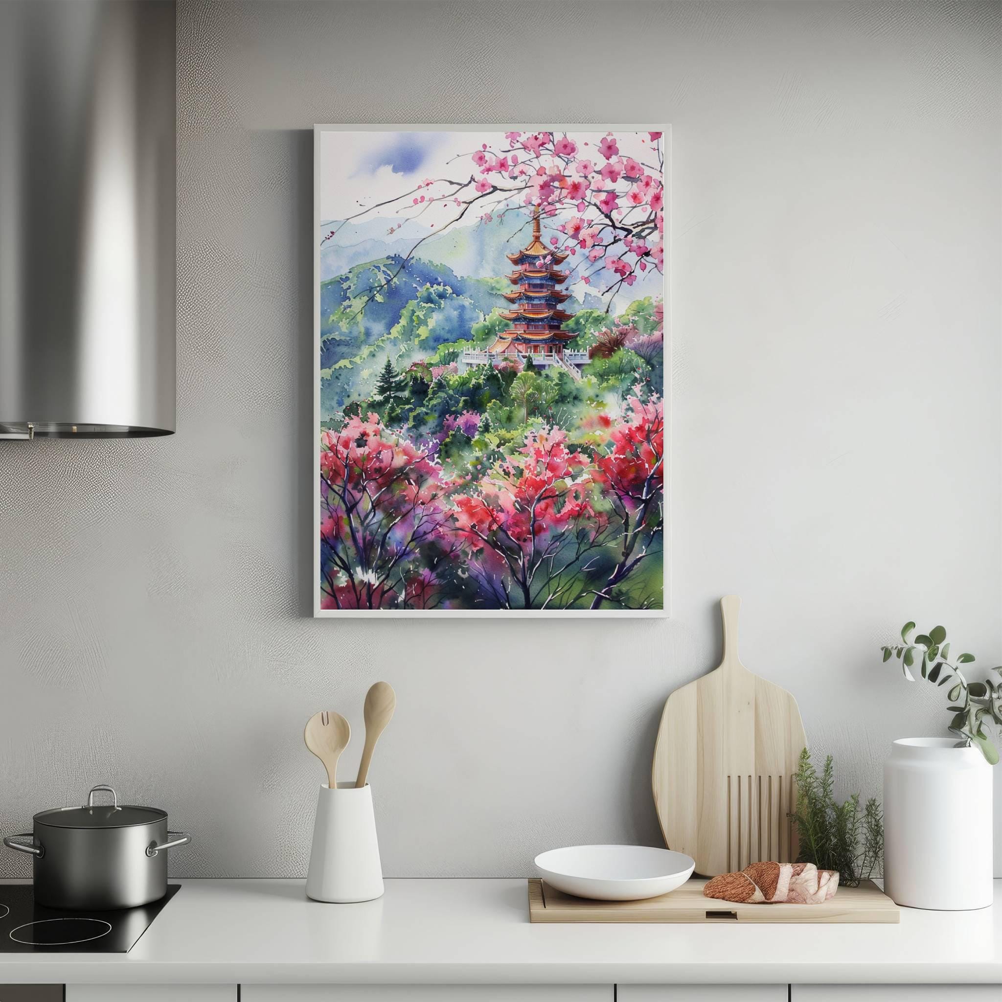Taiwan Watercolor Print: Asia Travel Art Poster - Image 5