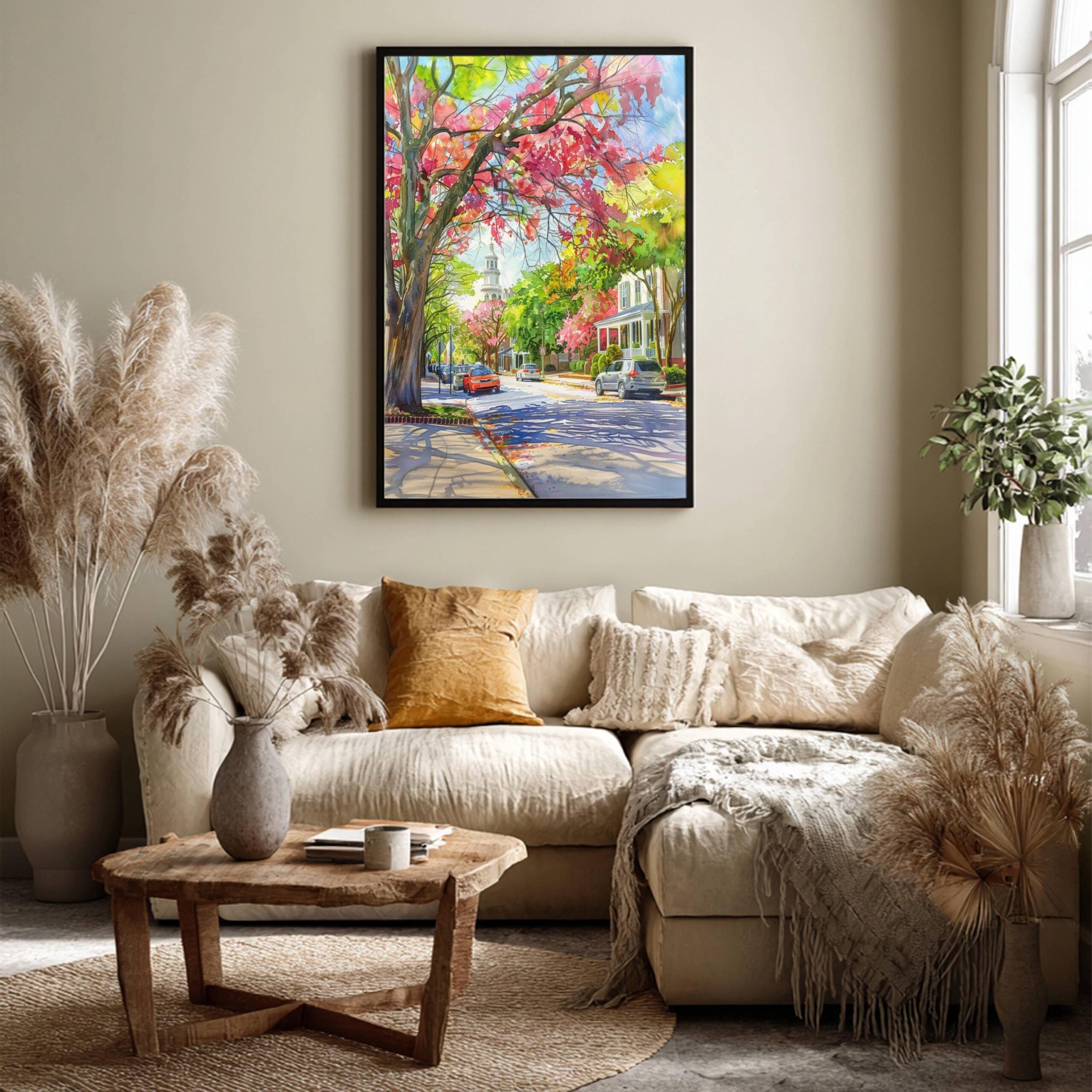 Charleston South Carolina USA Watercolor Print: American Travel Art Poster - Image 3