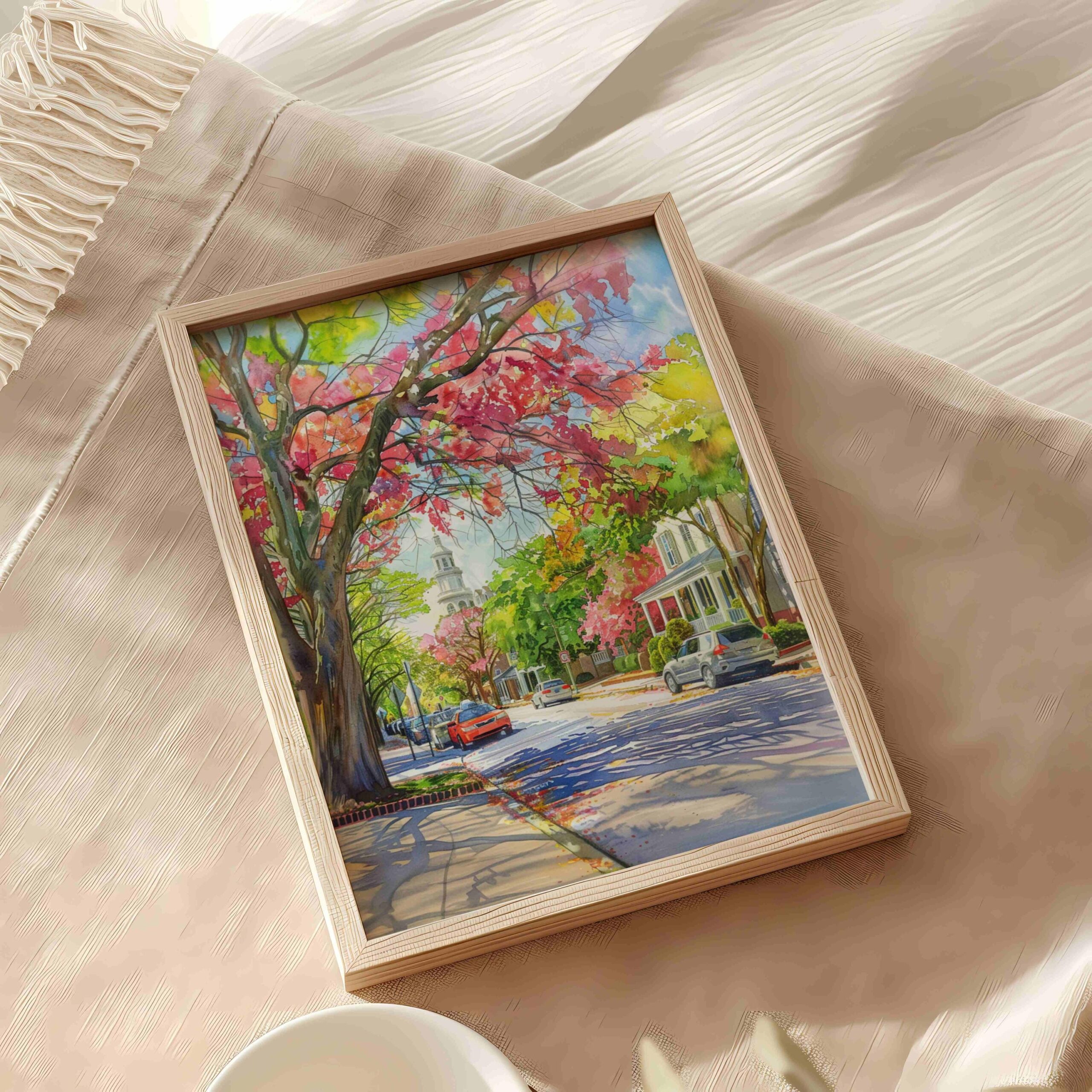 Charleston South Carolina USA Watercolor Print: American Travel Art Poster - Image 6