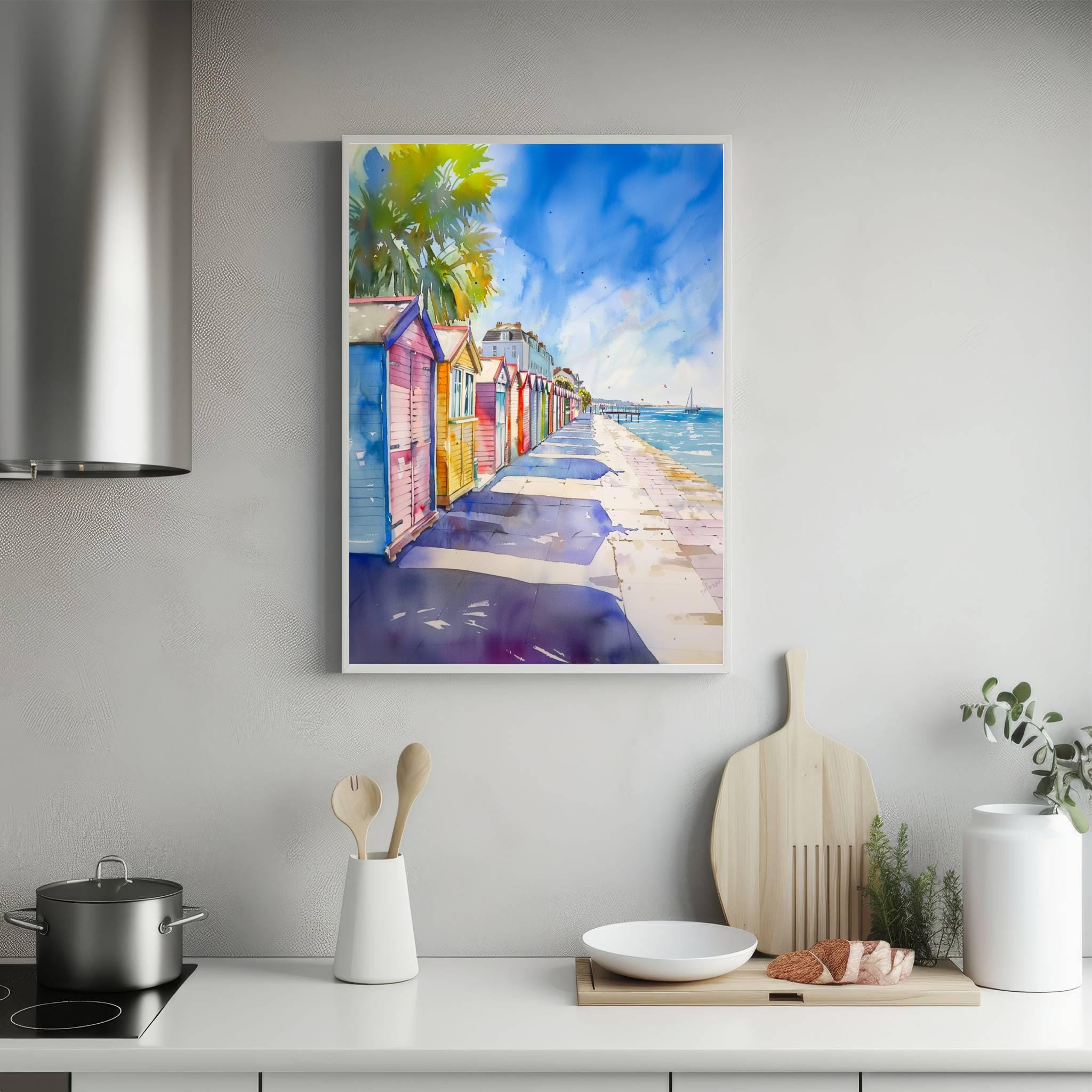 Hove East Sussex England Watercolor Print: United Kingdom Travel Art Poster - Image 5