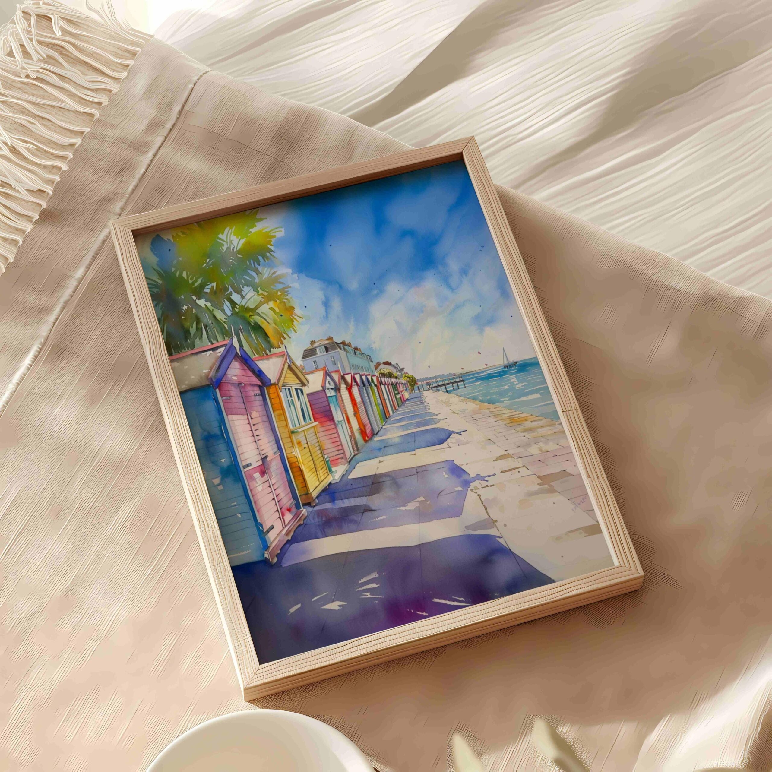 Hove East Sussex England Watercolor Print: United Kingdom Travel Art Poster - Image 6