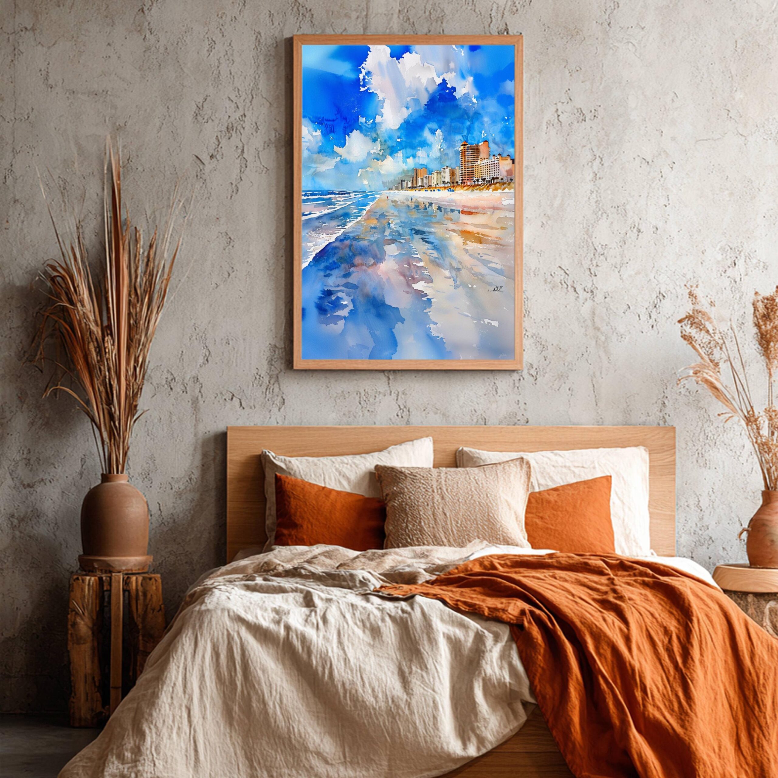 Daytona Beach Florida USA Watercolor Print: Travel Art Poster - Image 4
