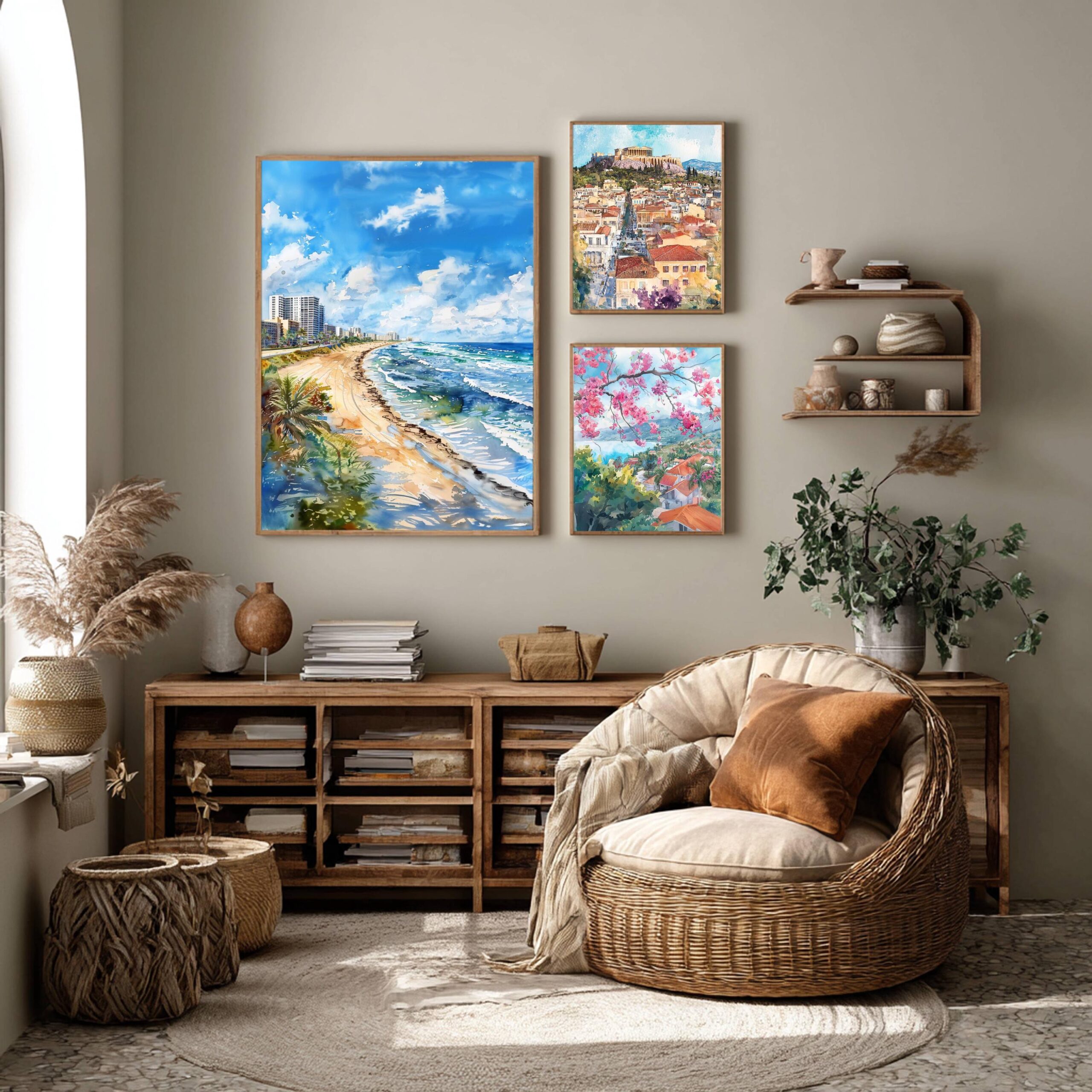 Fort Lauderdale Florida USA Watercolor Print: Travel Art Poster - Image 2