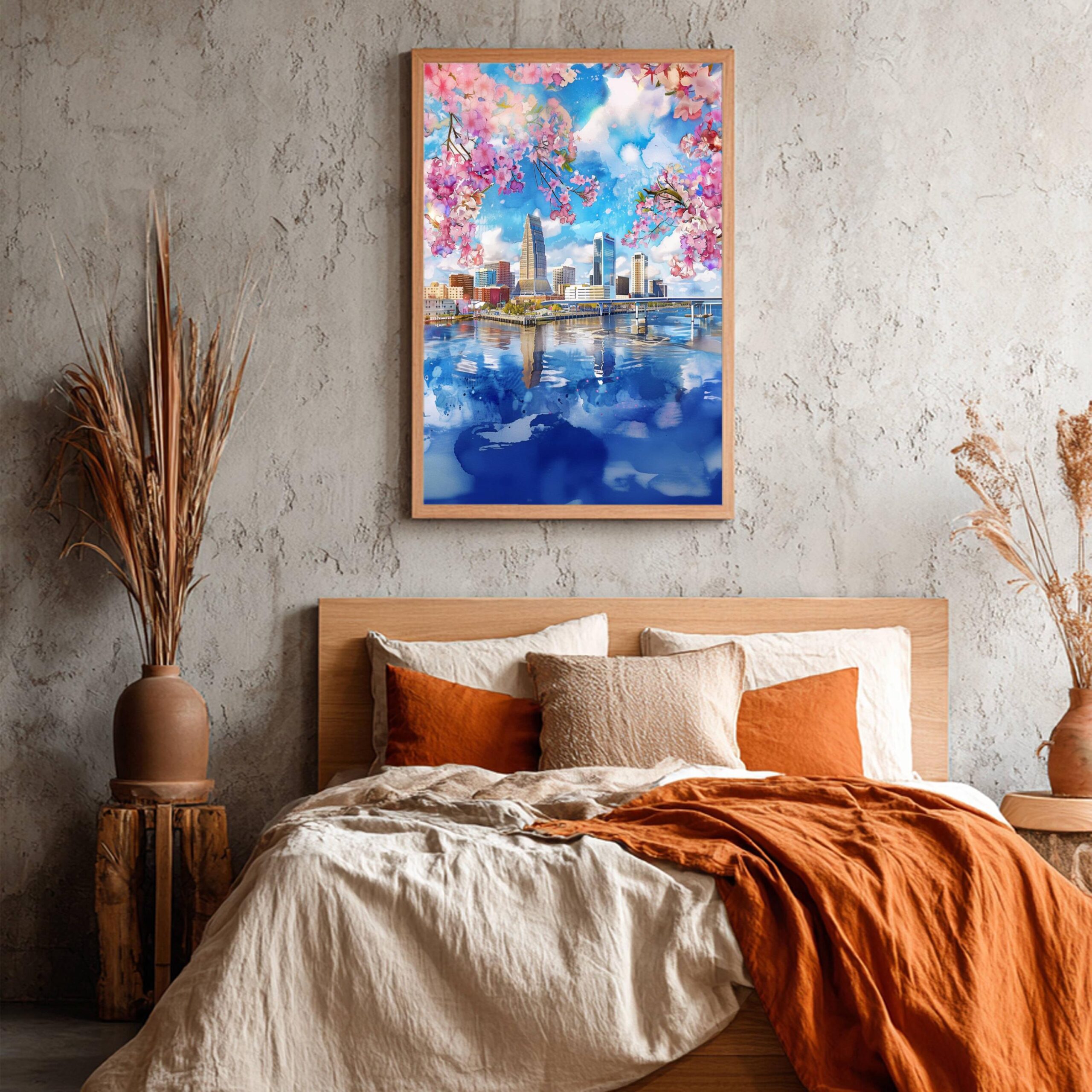Jacksonville Florida USA Watercolor Print: Travel Art Poster - Image 4