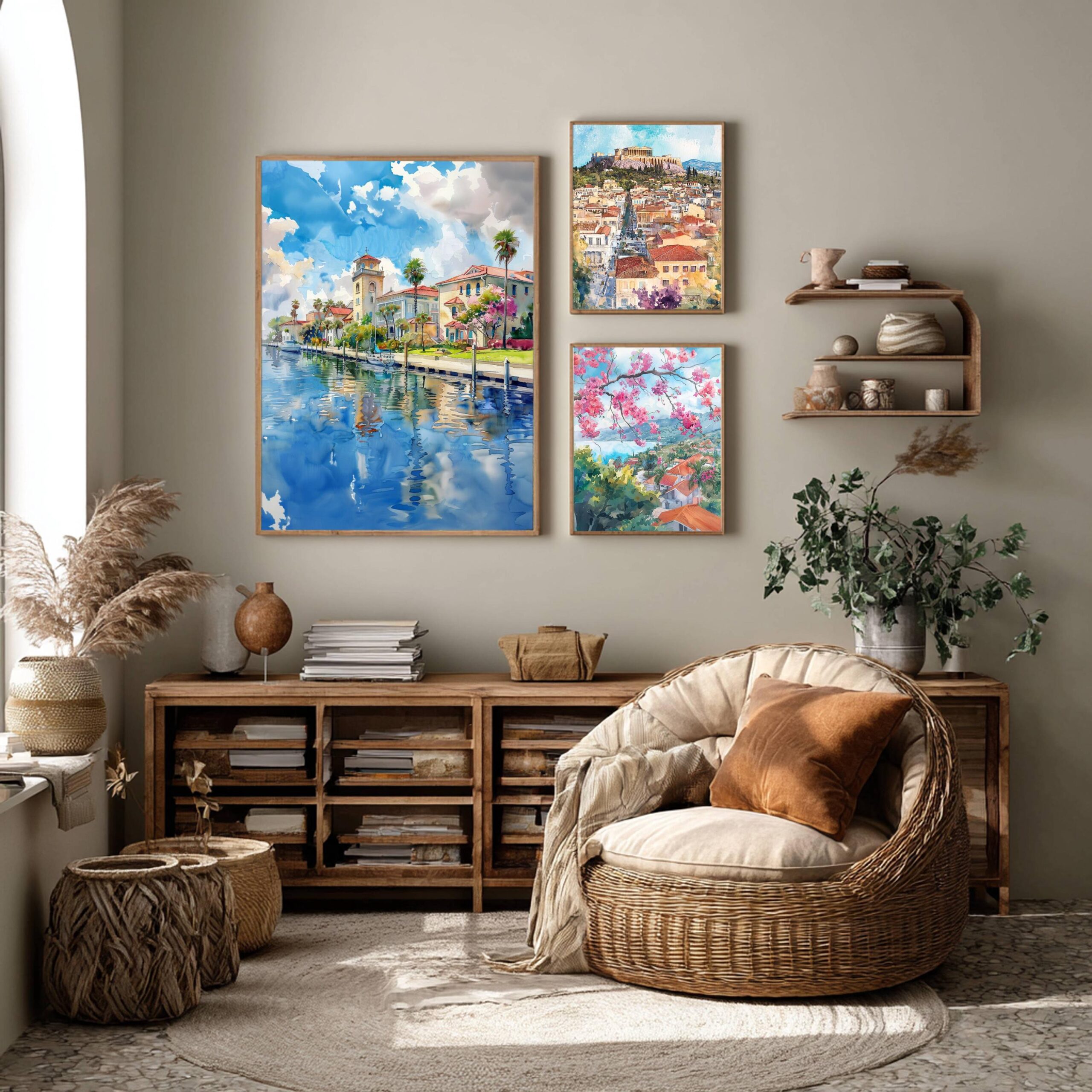 St. Petersburg Florida USA Watercolor Print: Travel Art Poster - Image 2