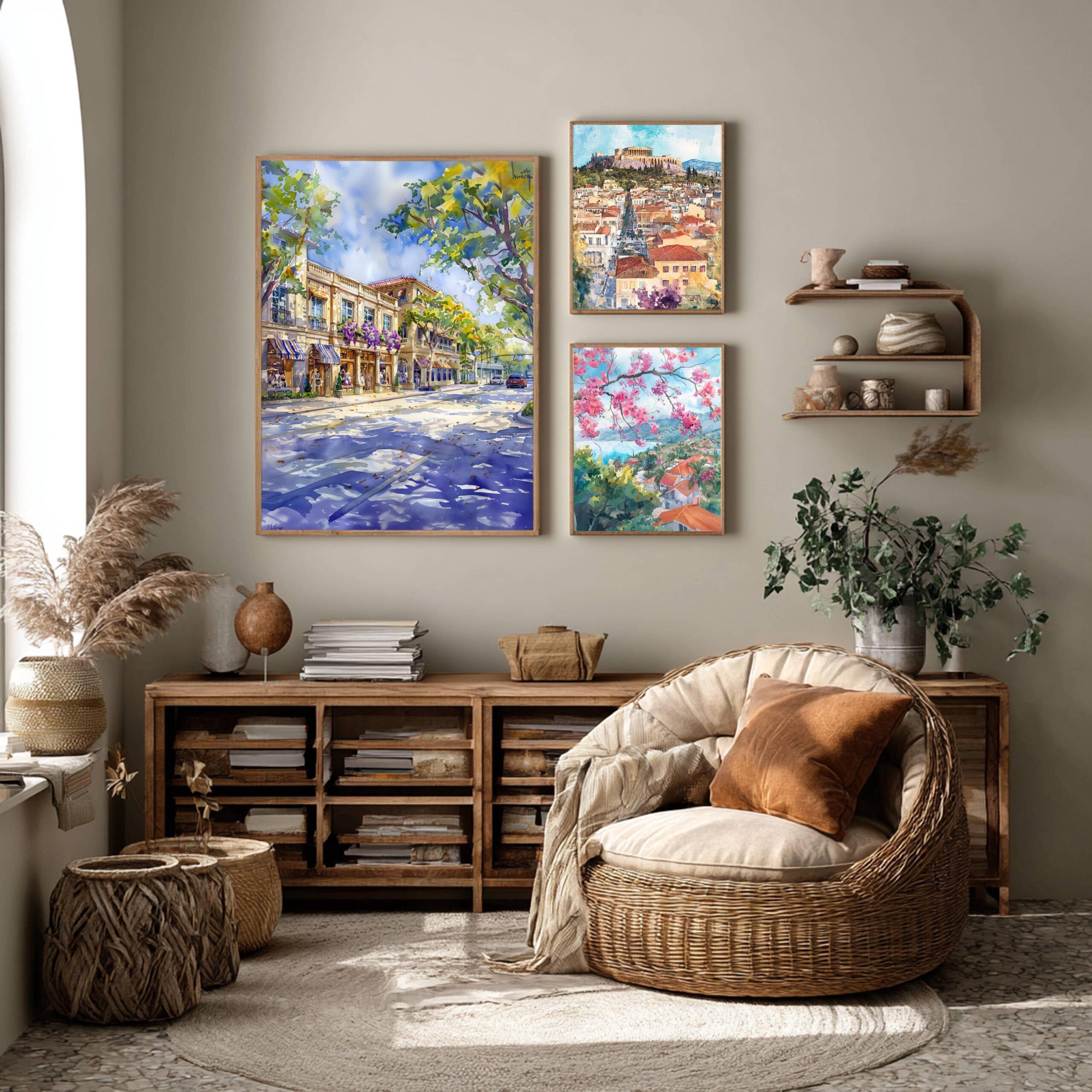 Palm Beach Florida USA Watercolor Print: Travel Art Poster - Image 2