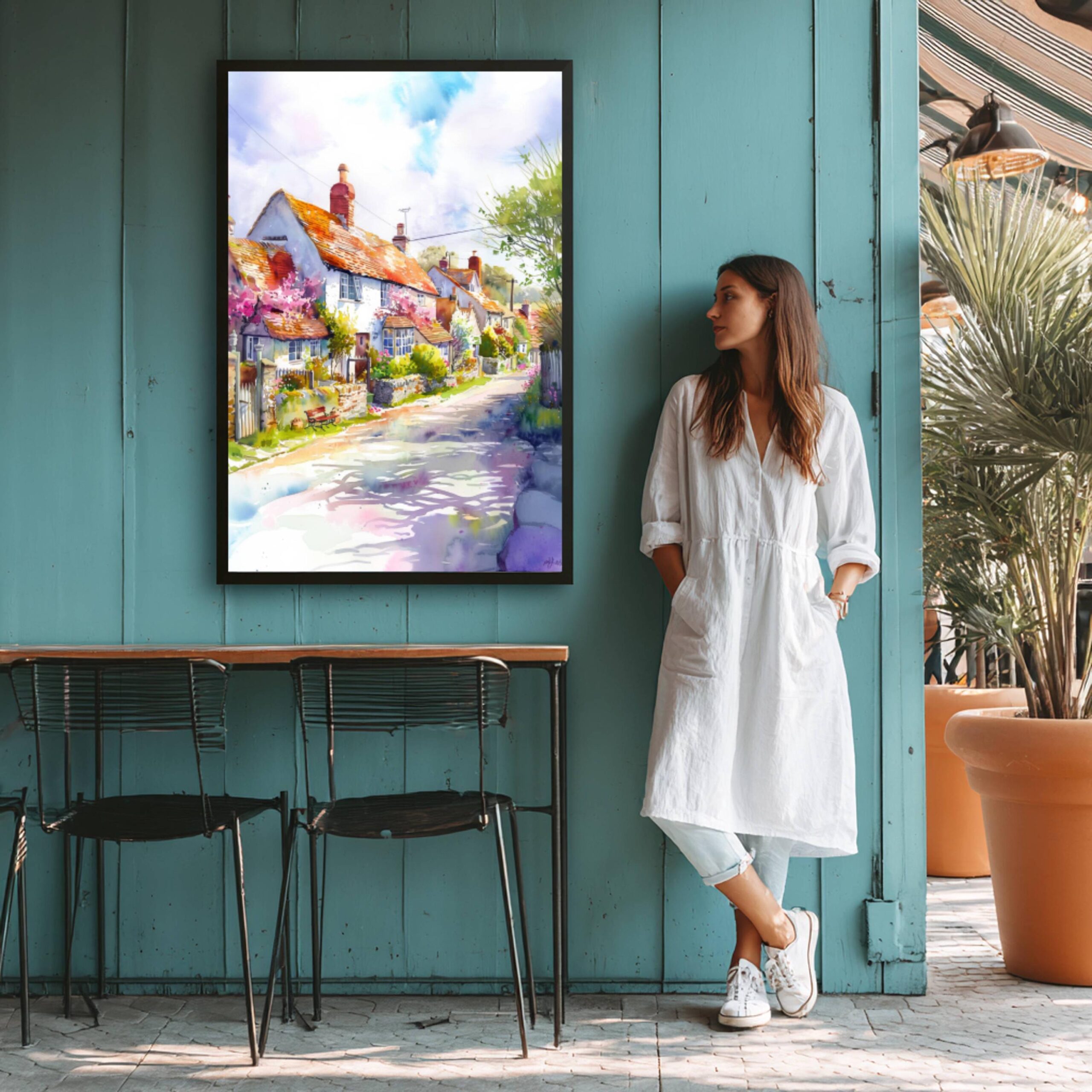 Appledore Kent England Watercolor Print: United Kingdom Travel Art Poster - Image 9