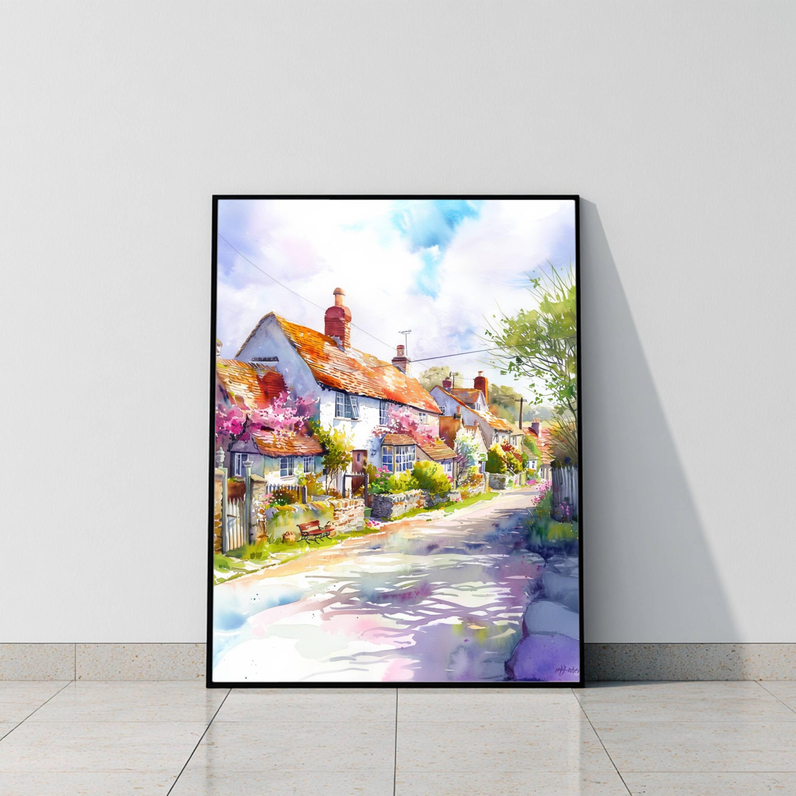 Appledore Kent England Watercolor Print: United Kingdom Travel Art Poster - Image 10