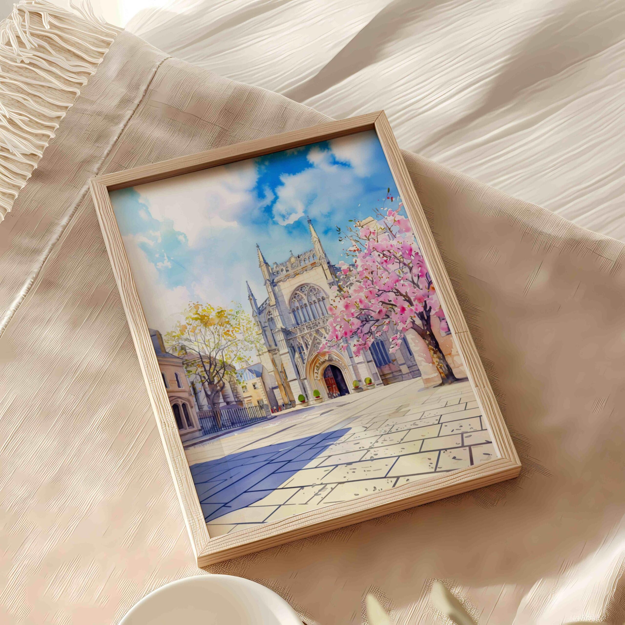 York Minster York England Watercolor: United Kingdom Travel Art Poster - Image 6