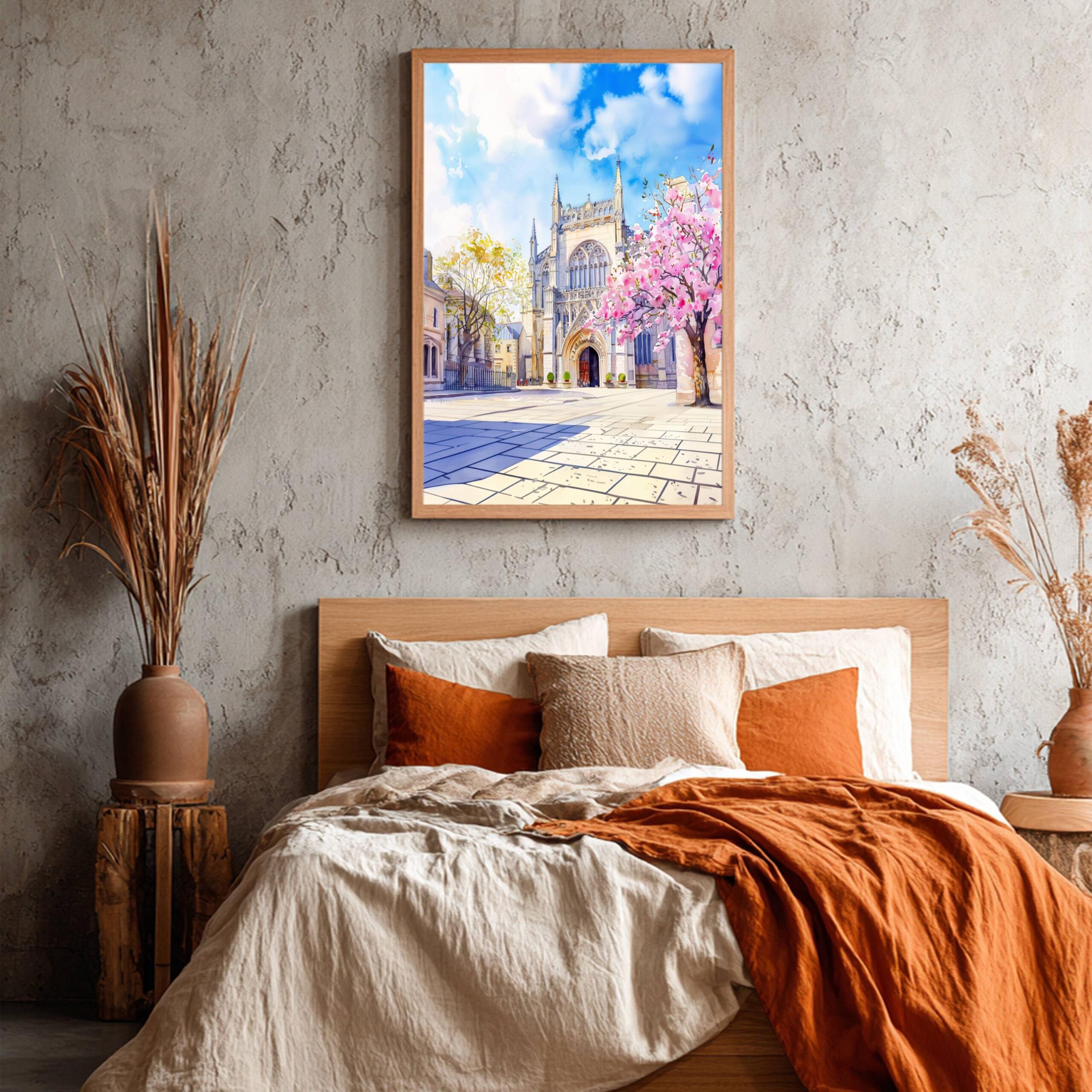 York Minster York England Watercolor: United Kingdom Travel Art Poster - Image 4