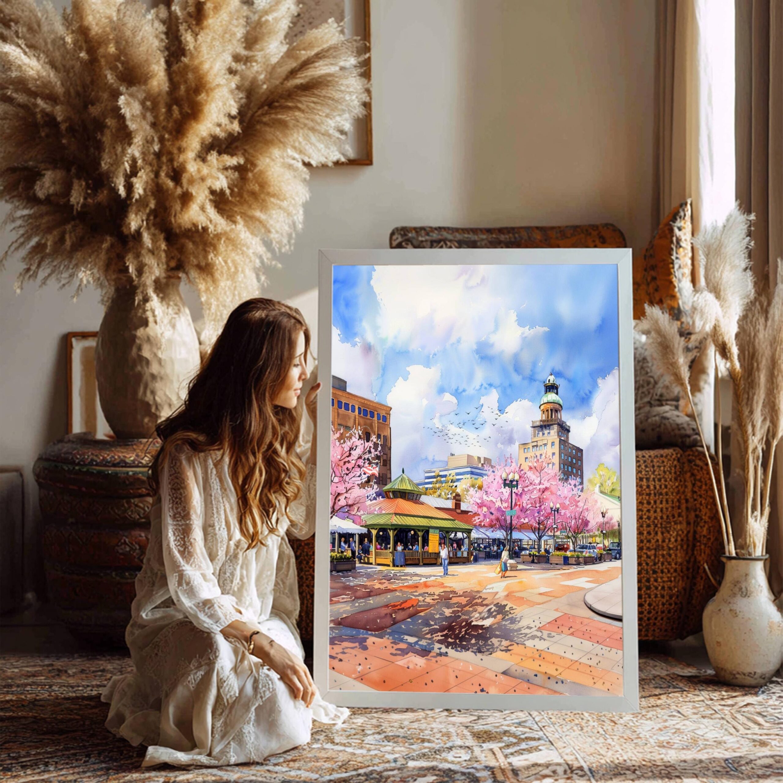 Knoxville Tennessee USA Watercolor Print: American Travel Art Poster - Image 7