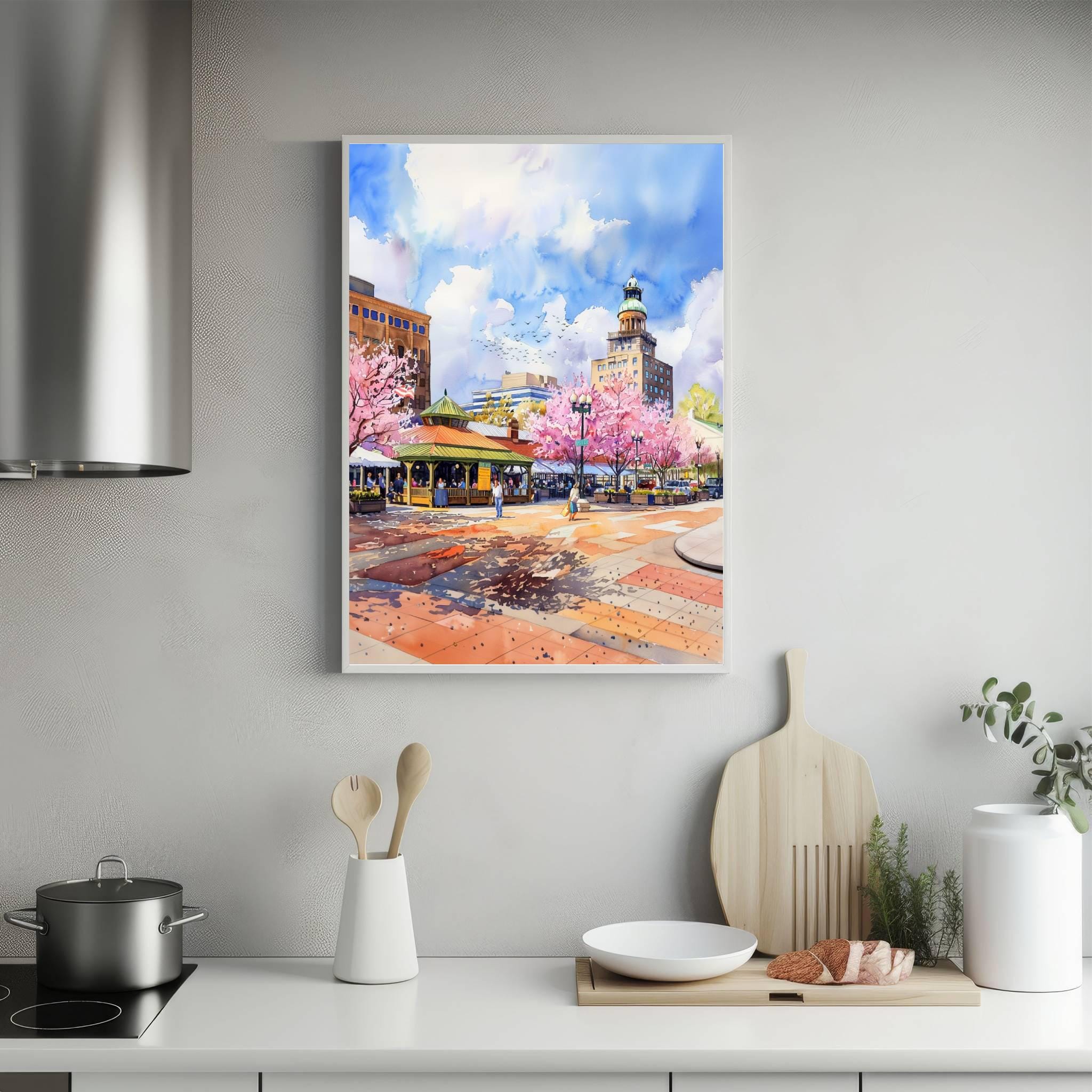 Knoxville Tennessee USA Watercolor Print: American Travel Art Poster - Image 5