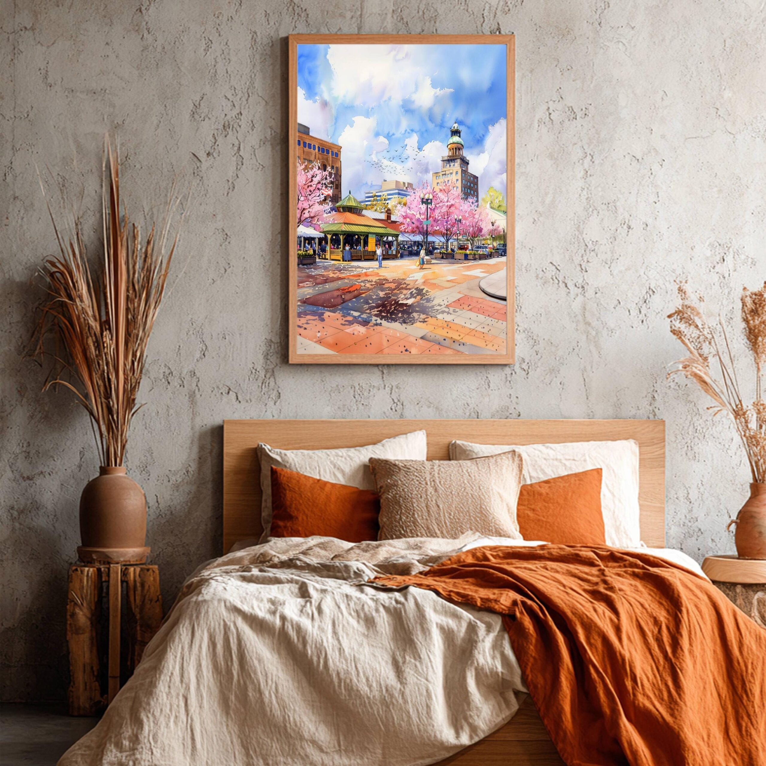 Knoxville Tennessee USA Watercolor Print: American Travel Art Poster - Image 3