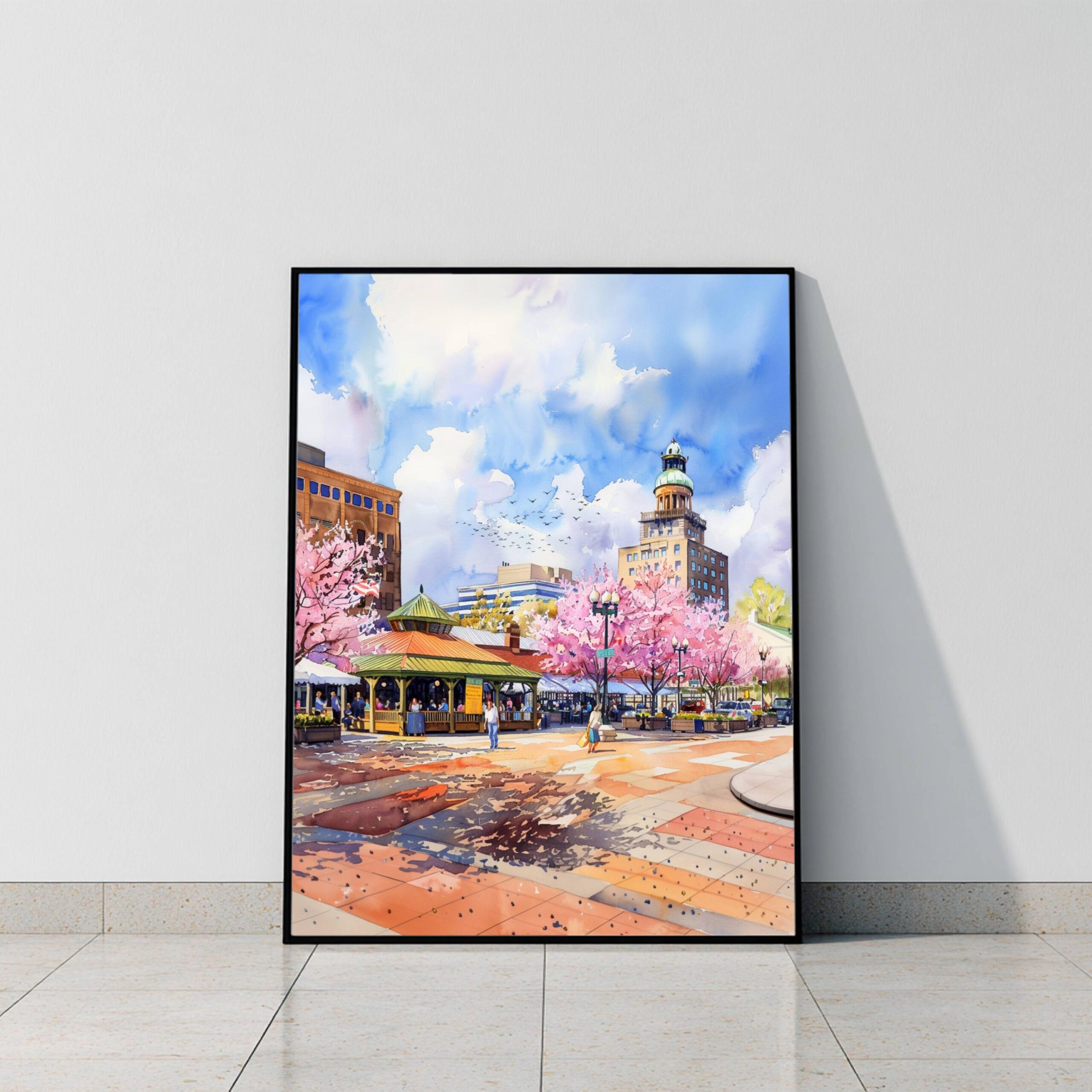 Knoxville Tennessee USA Watercolor Print: American Travel Art Poster - Image 10