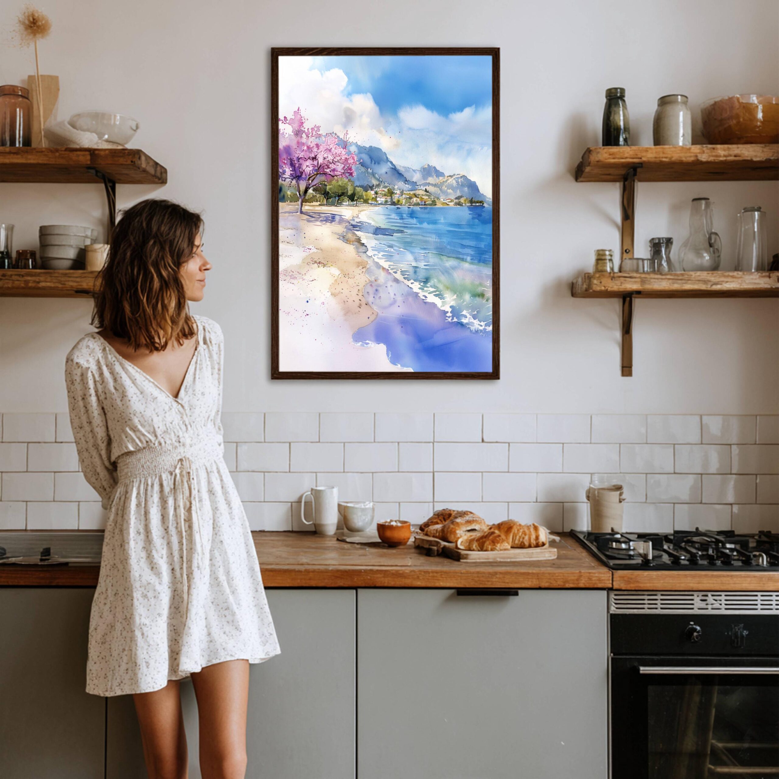 Marmaris Turkey Watercolor Print: Europe Travel Art Poster - Image 8