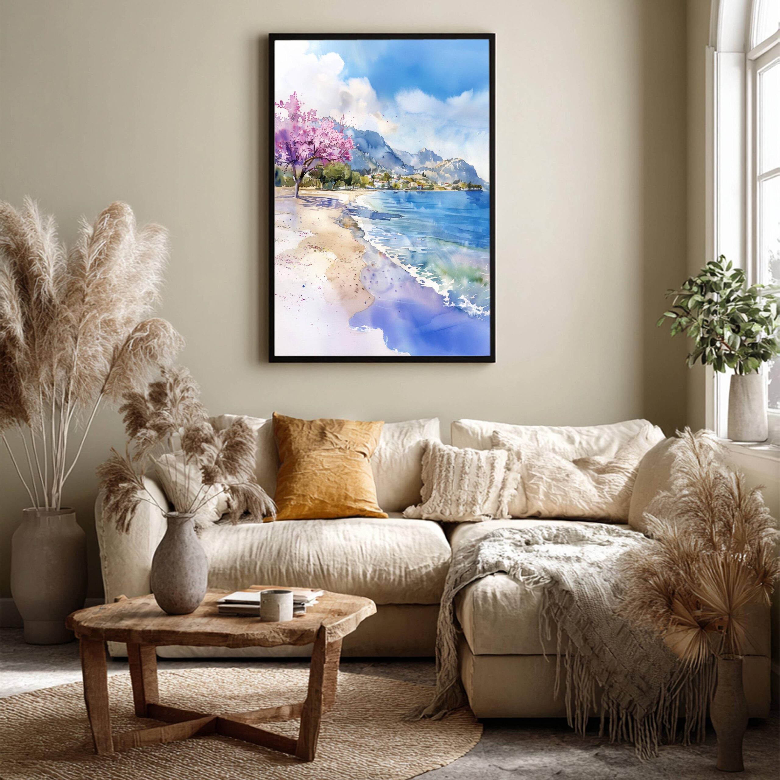 Marmaris Turkey Watercolor Print: Europe Travel Art Poster - Image 4