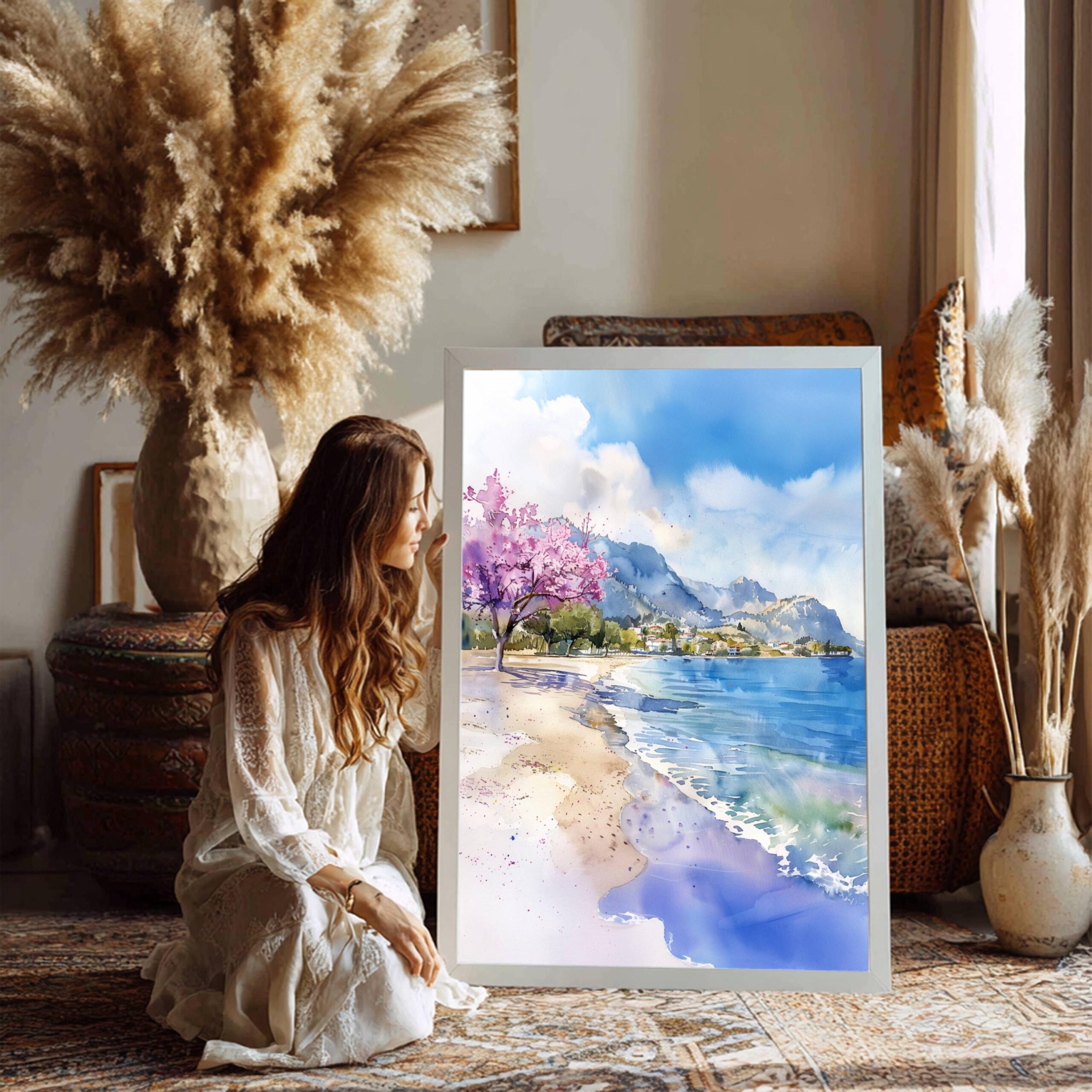 Marmaris Turkey Watercolor Print: Europe Travel Art Poster - Image 7