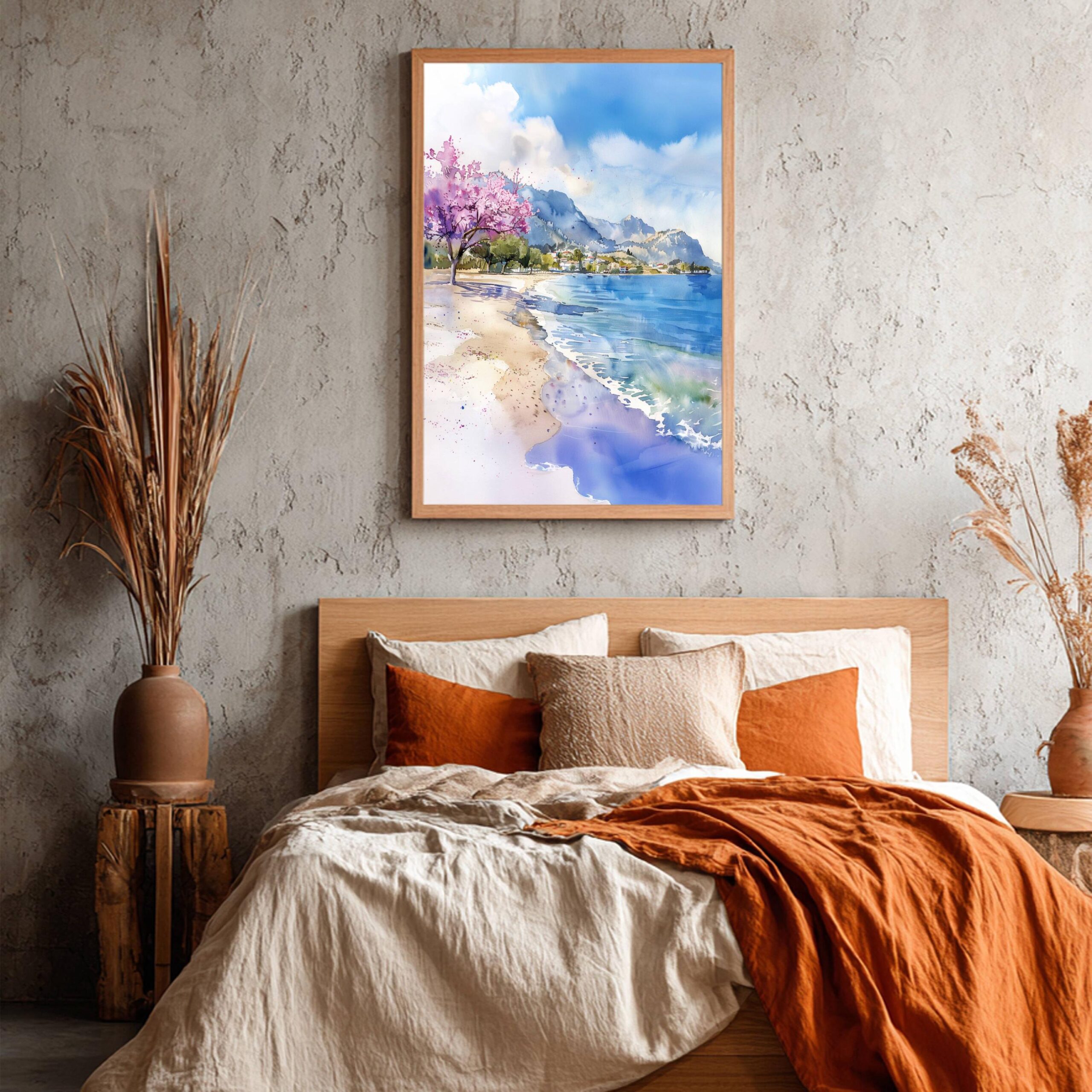 Marmaris Turkey Watercolor Print: Europe Travel Art Poster - Image 3