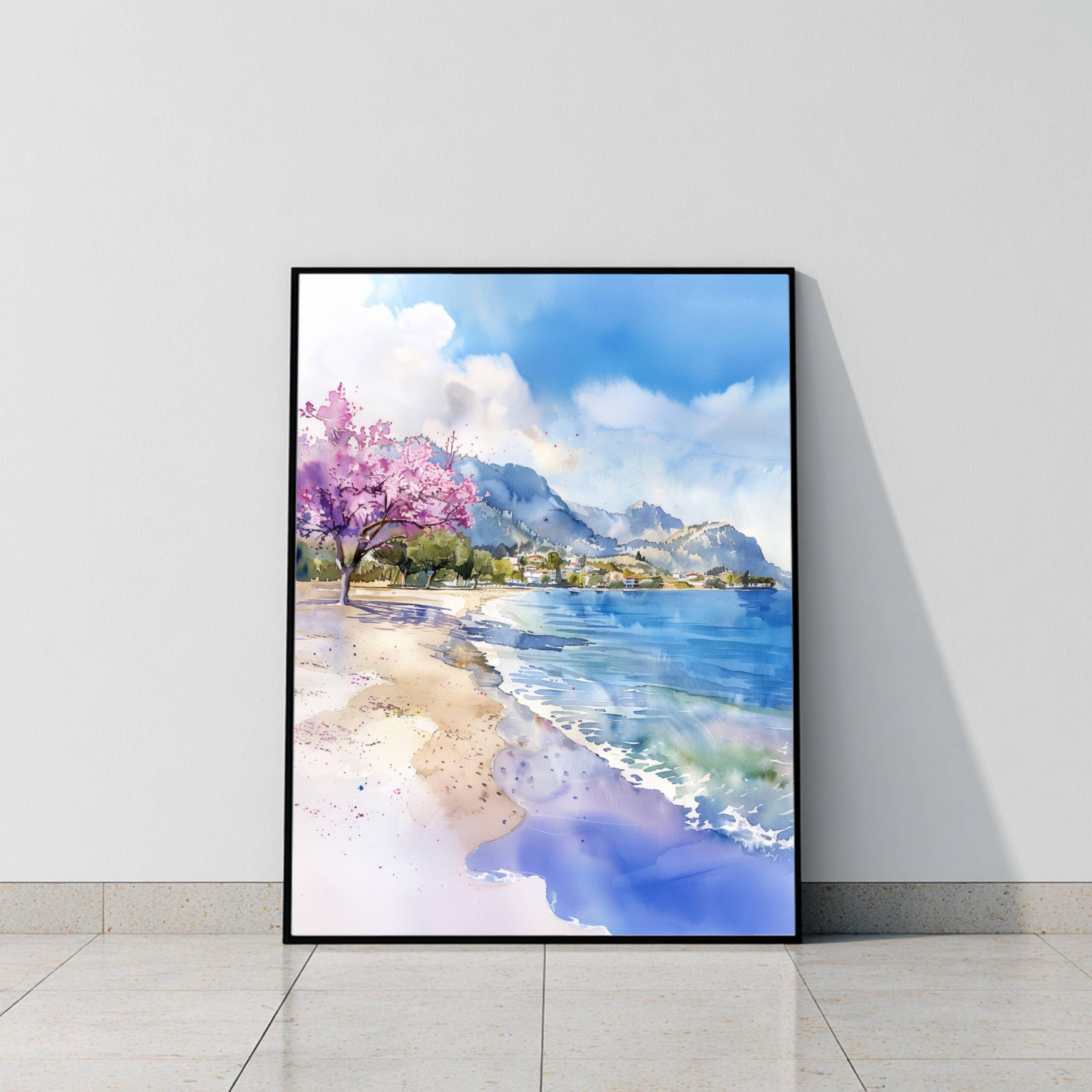 Marmaris Turkey Watercolor Print: Europe Travel Art Poster - Image 10