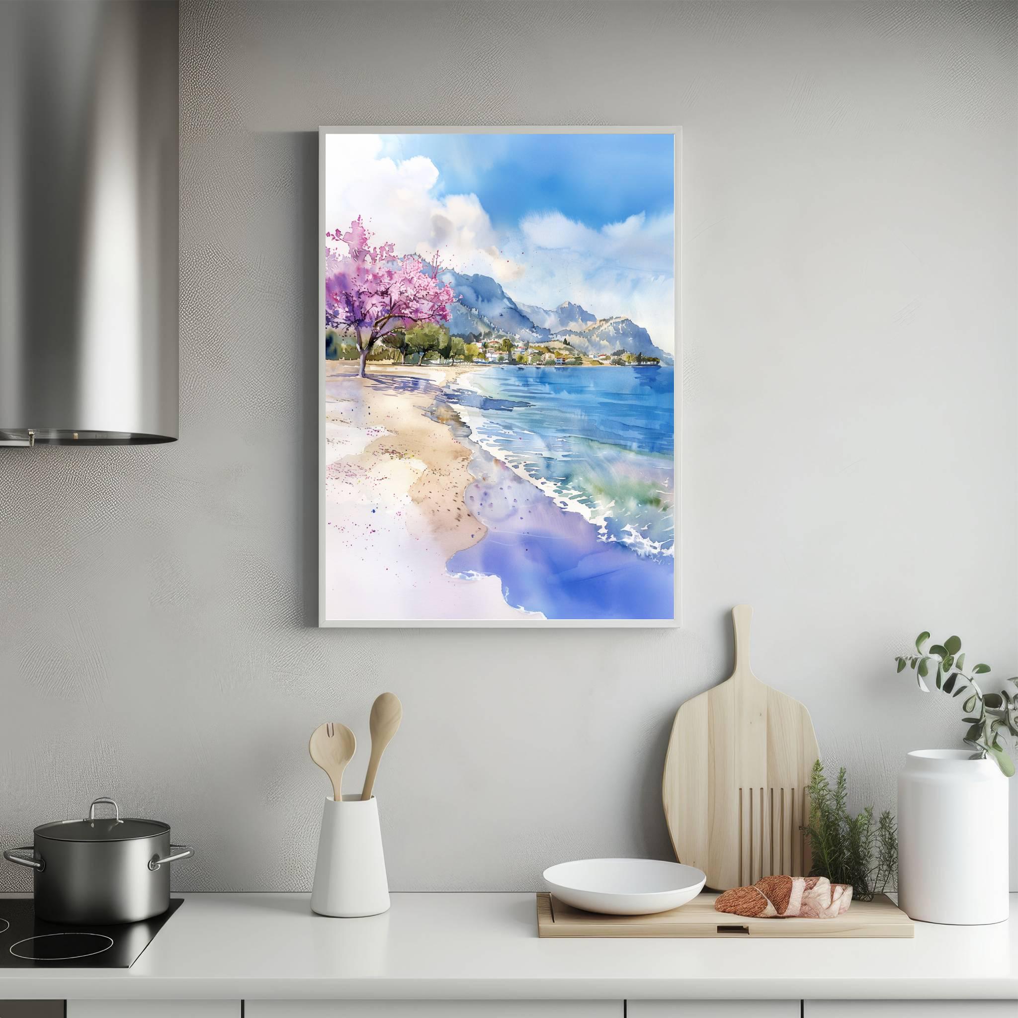 Marmaris Turkey Watercolor Print: Europe Travel Art Poster - Image 5