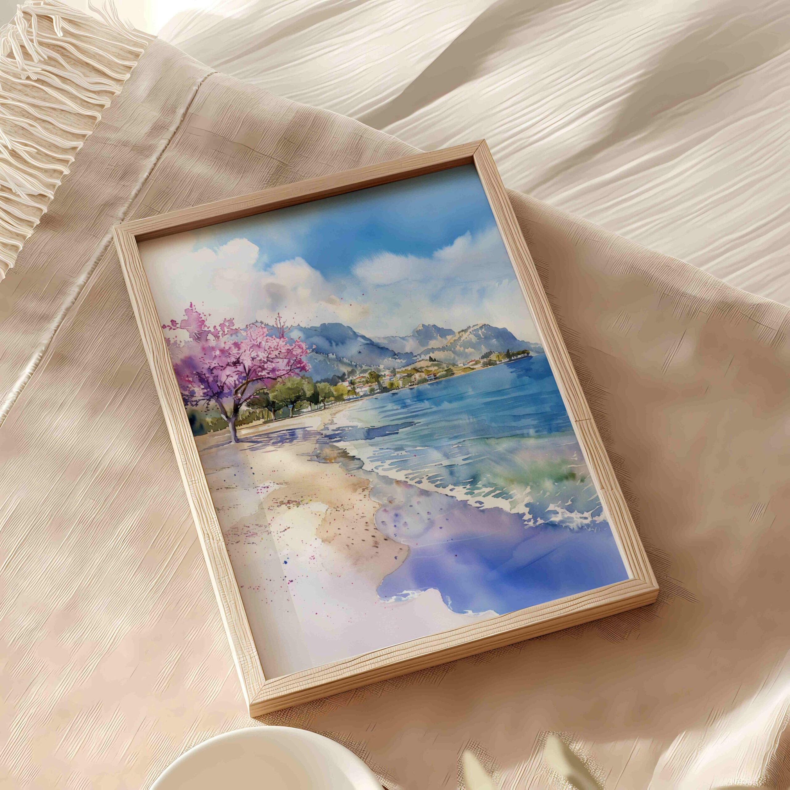 Marmaris Turkey Watercolor Print: Europe Travel Art Poster - Image 6