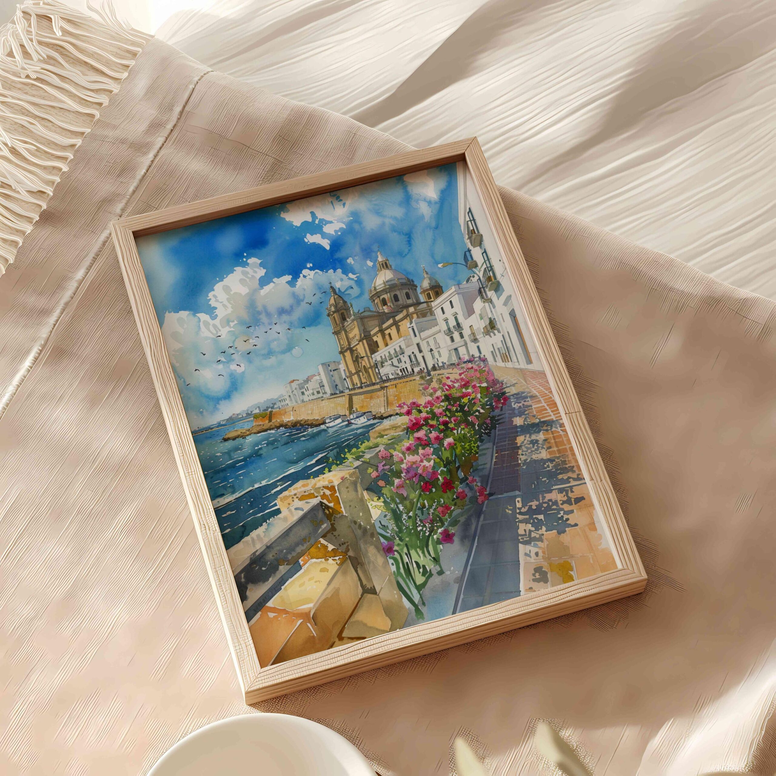 Cádiz Spain Watercolor Print: Spanish Travel Art Poster - Image 6