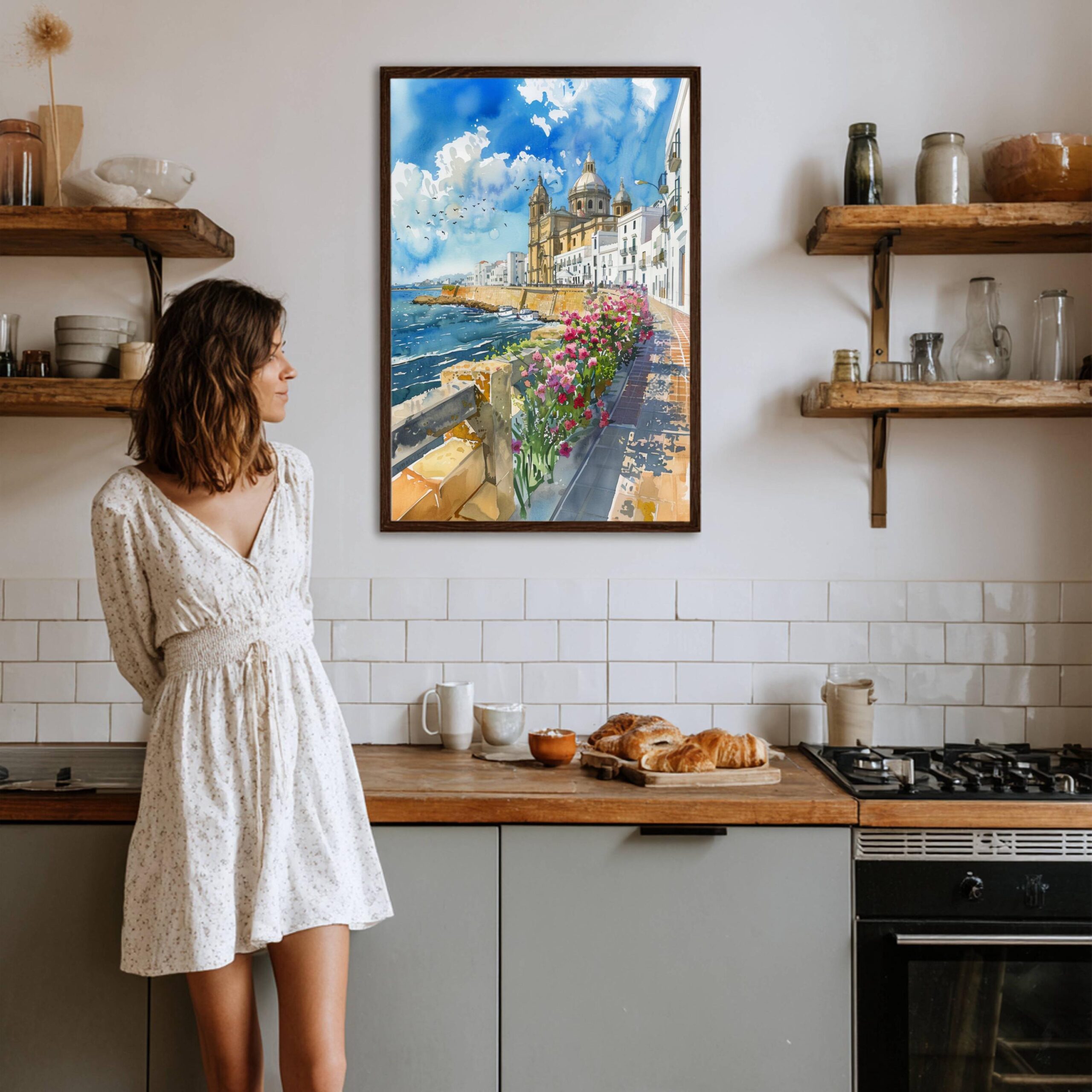 Cádiz Spain Watercolor Print: Spanish Travel Art Poster - Image 9