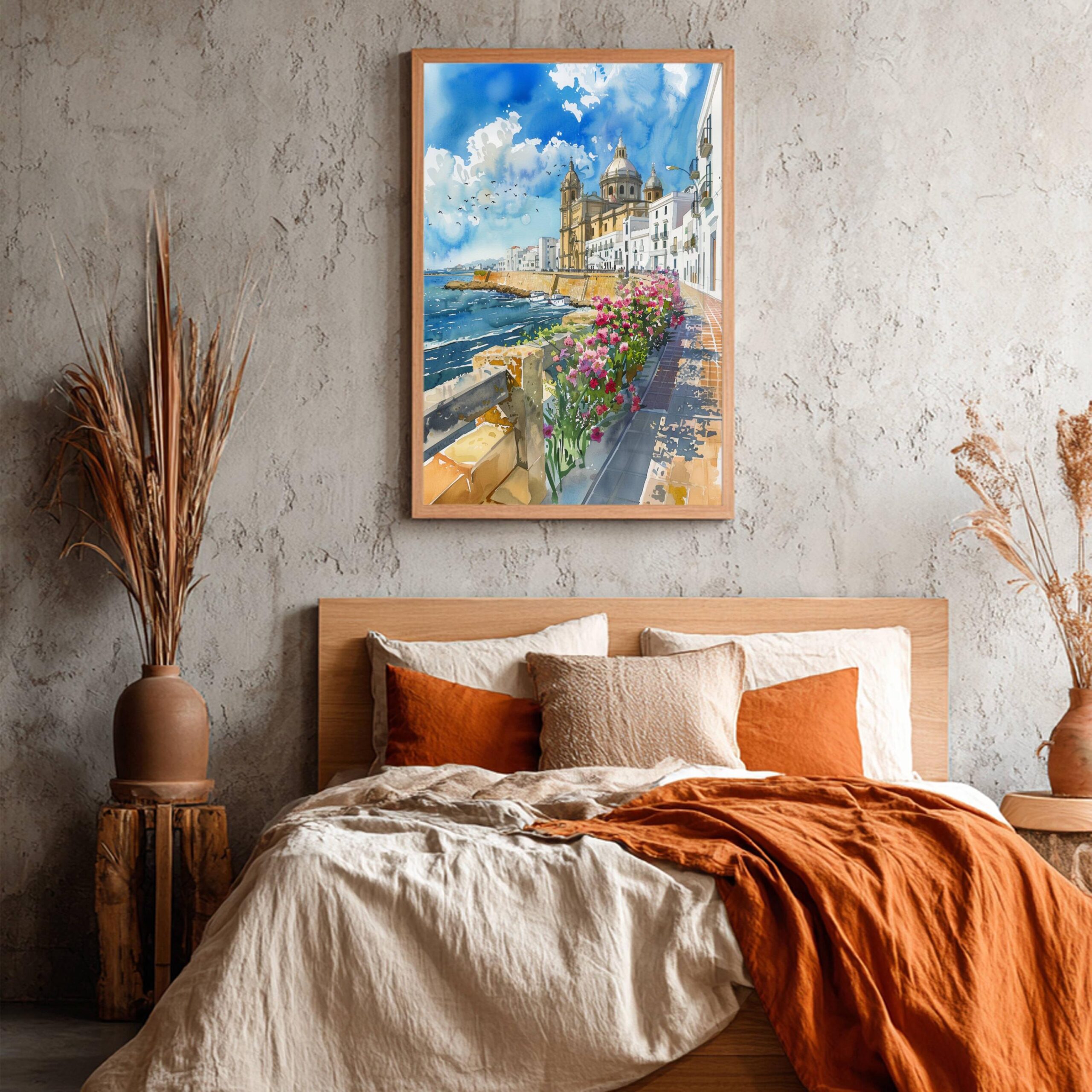 Cádiz Spain Watercolor Print: Spanish Travel Art Poster - Image 4