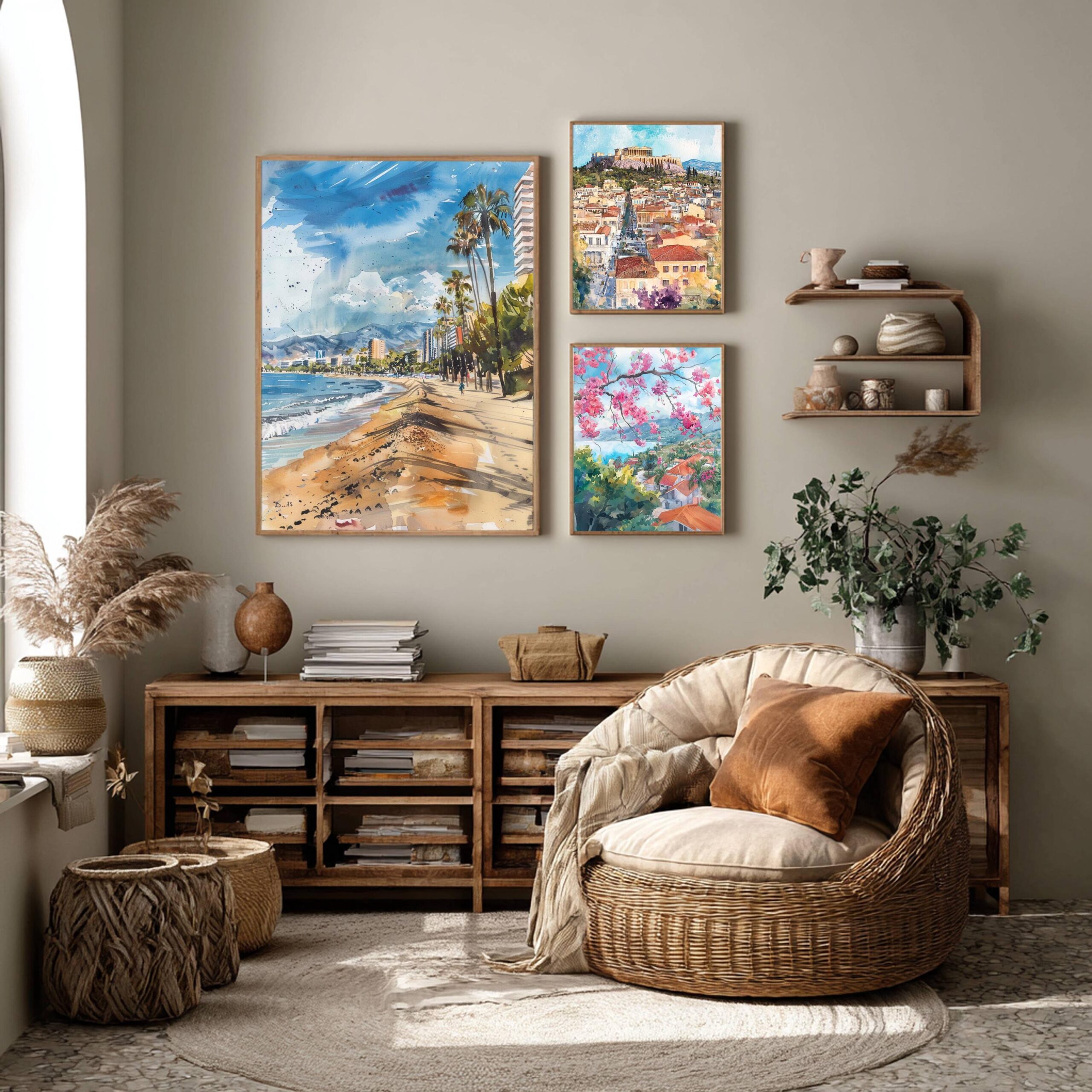 Torremolinos Spain Watercolor Print: Spanish Travel Art Poster - Image 2