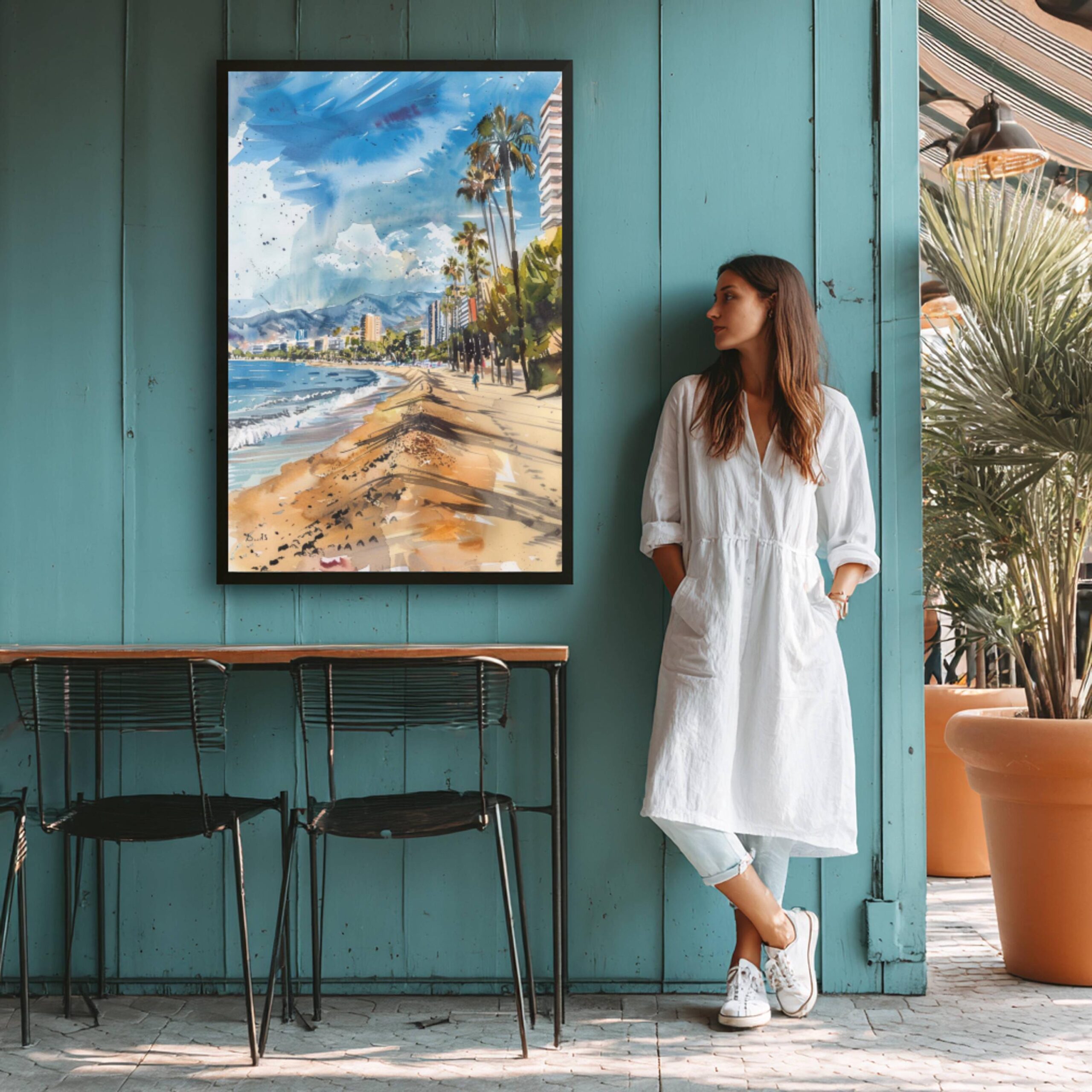 Torremolinos Spain Watercolor Print: Spanish Travel Art Poster - Image 7