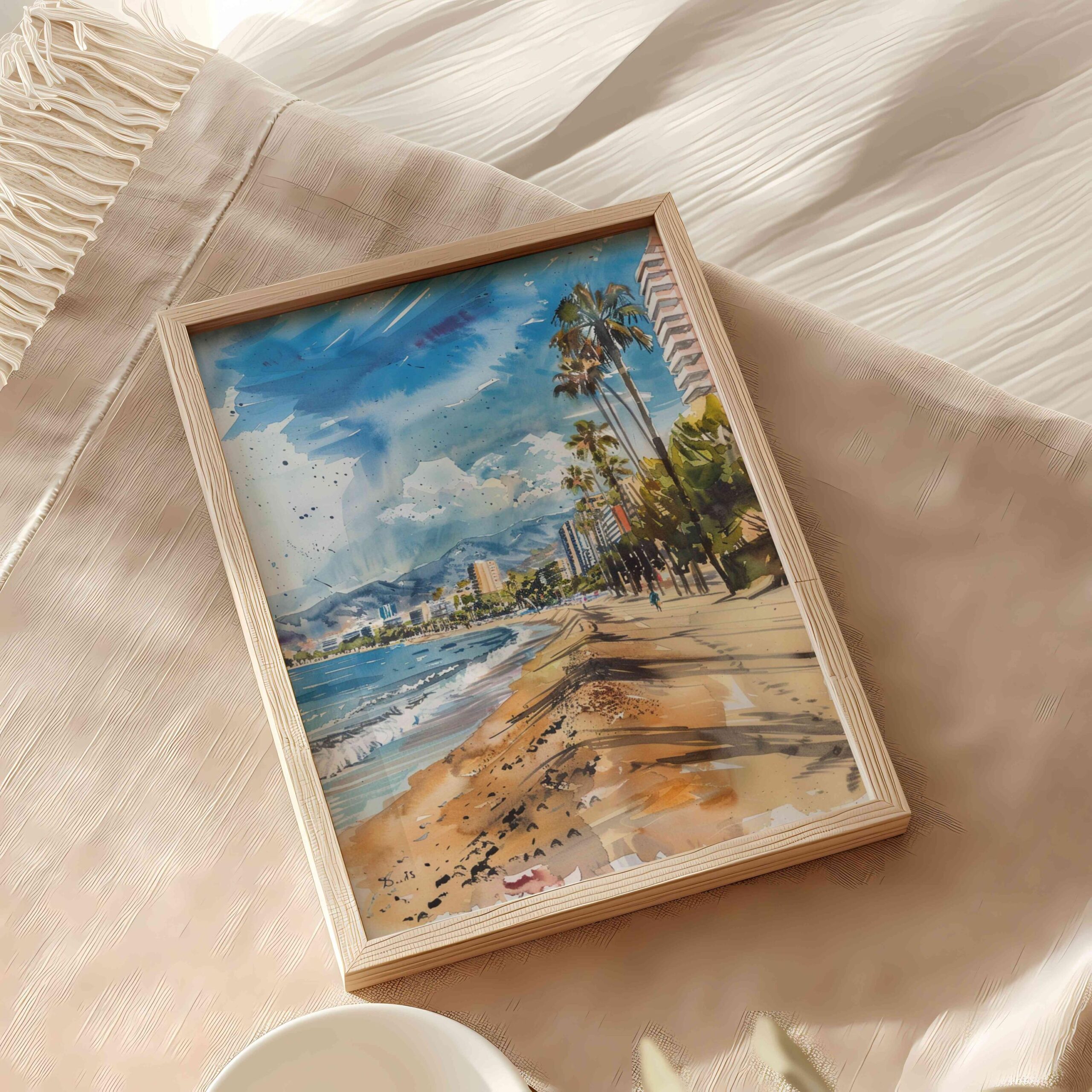 Torremolinos Spain Watercolor Print: Spanish Travel Art Poster - Image 6