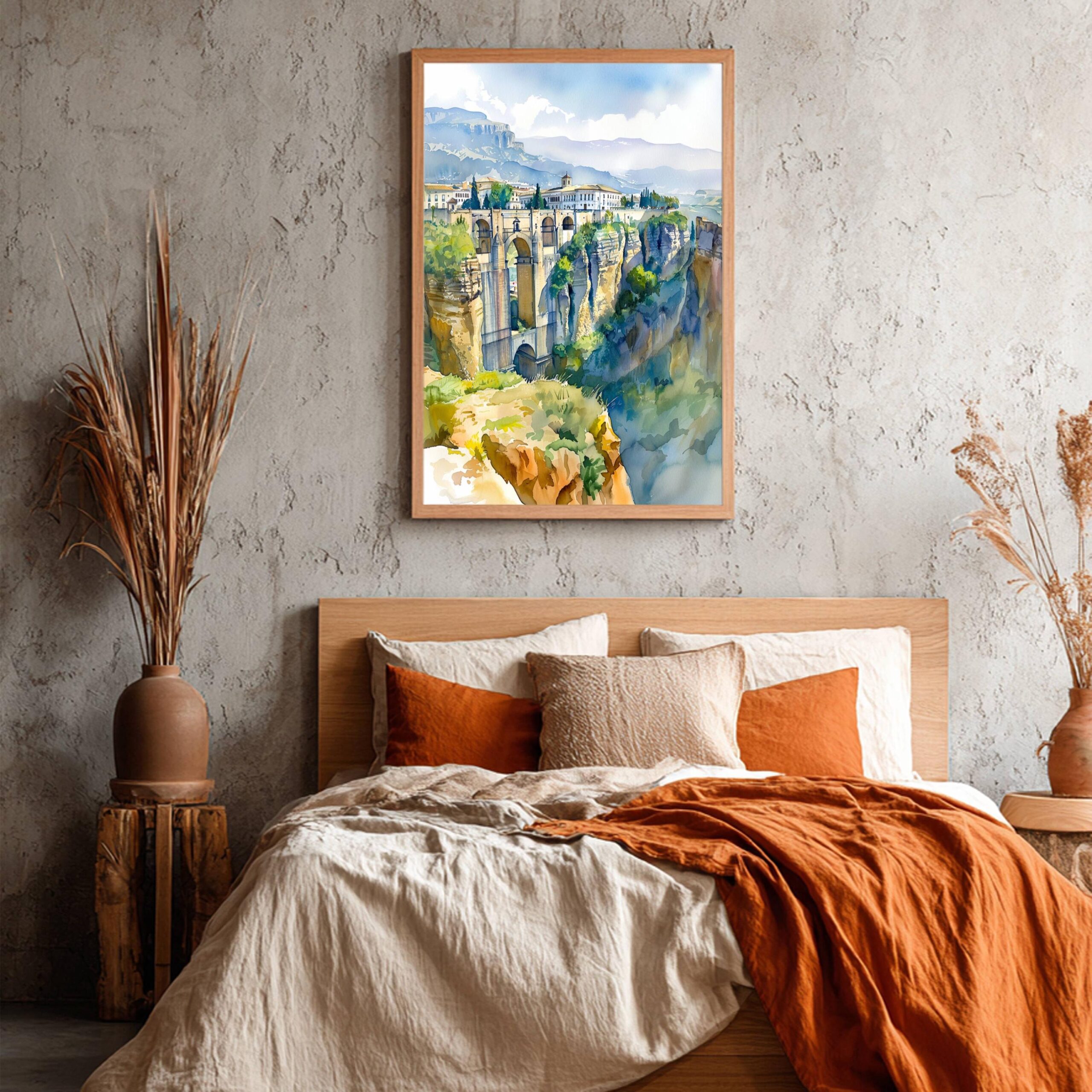 Ronda Spain Watercolor Print: Spanish Travel Art Poster - Image 4