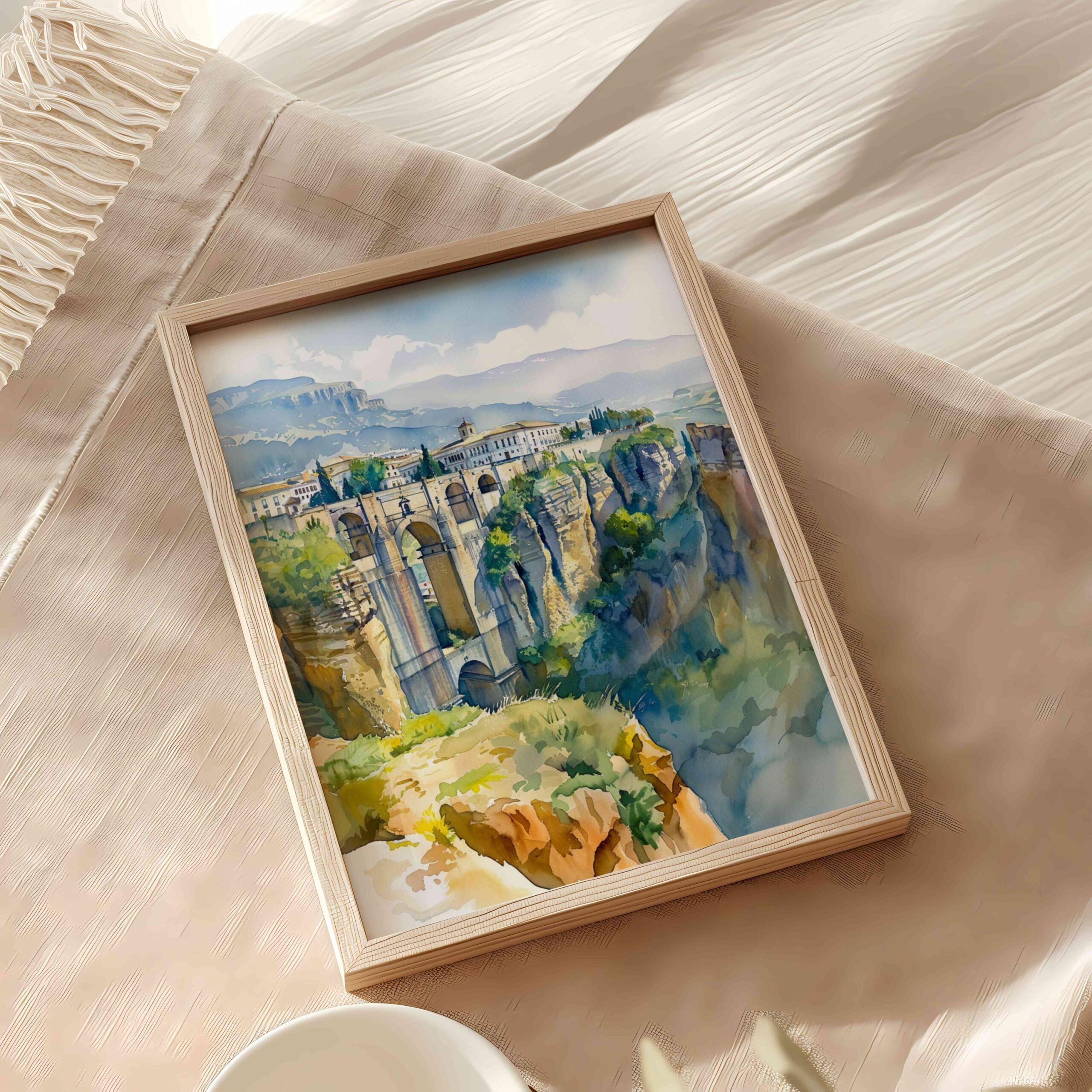 Ronda Spain Watercolor Print: Spanish Travel Art Poster - Image 6