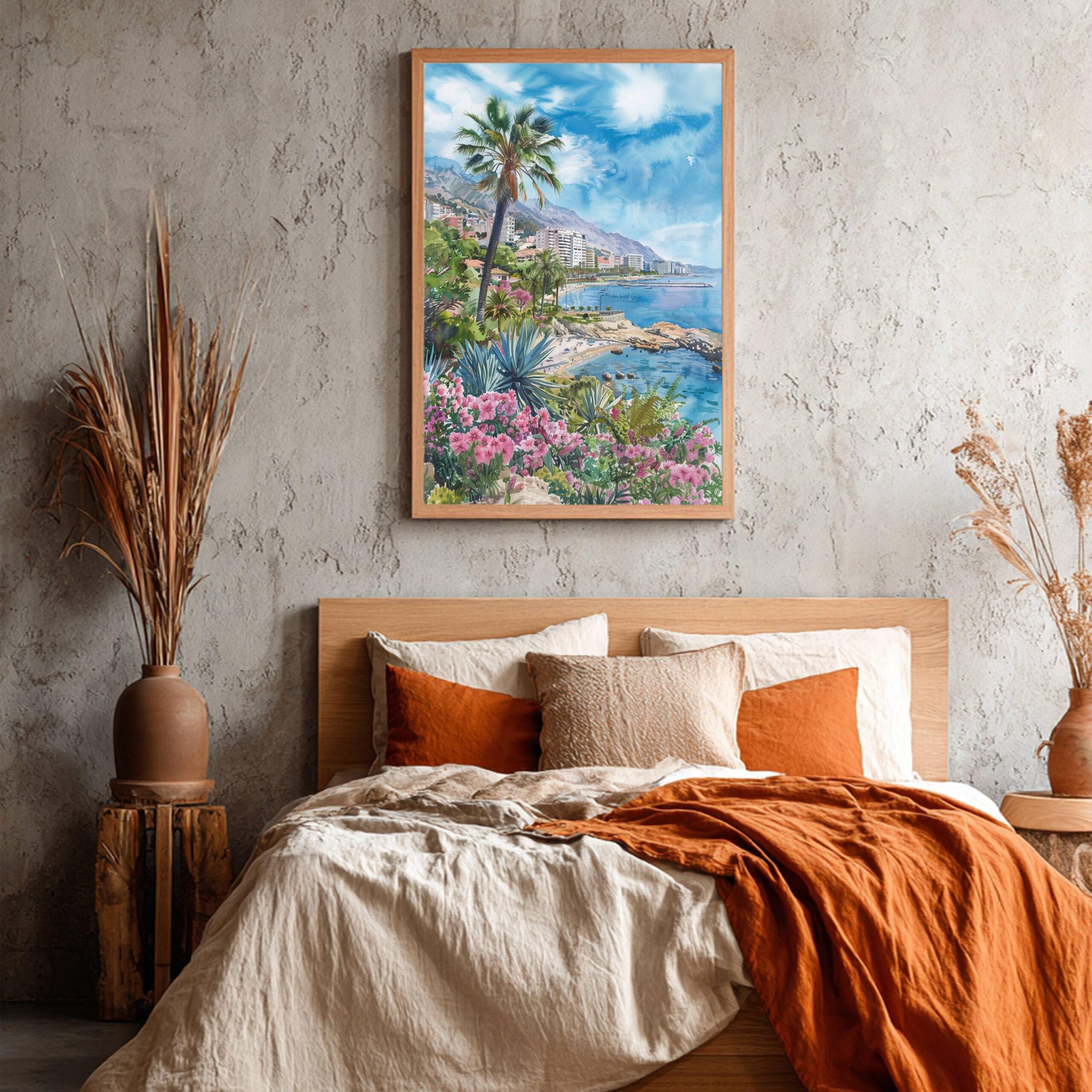 Benalmádena Spain Watercolor Print: Spanish Travel Art Poster - Image 4