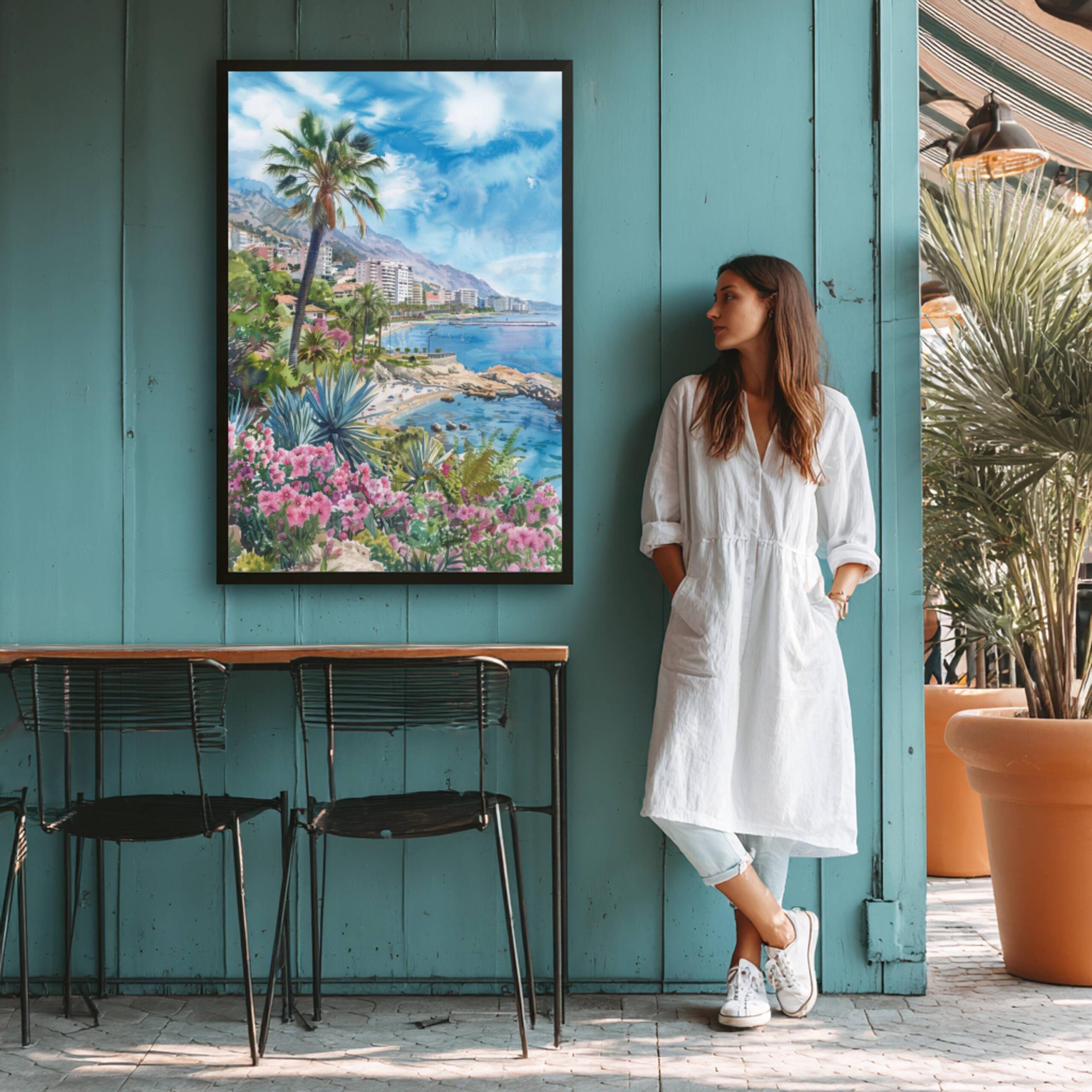 Benalmádena Spain Watercolor Print: Spanish Travel Art Poster - Image 8