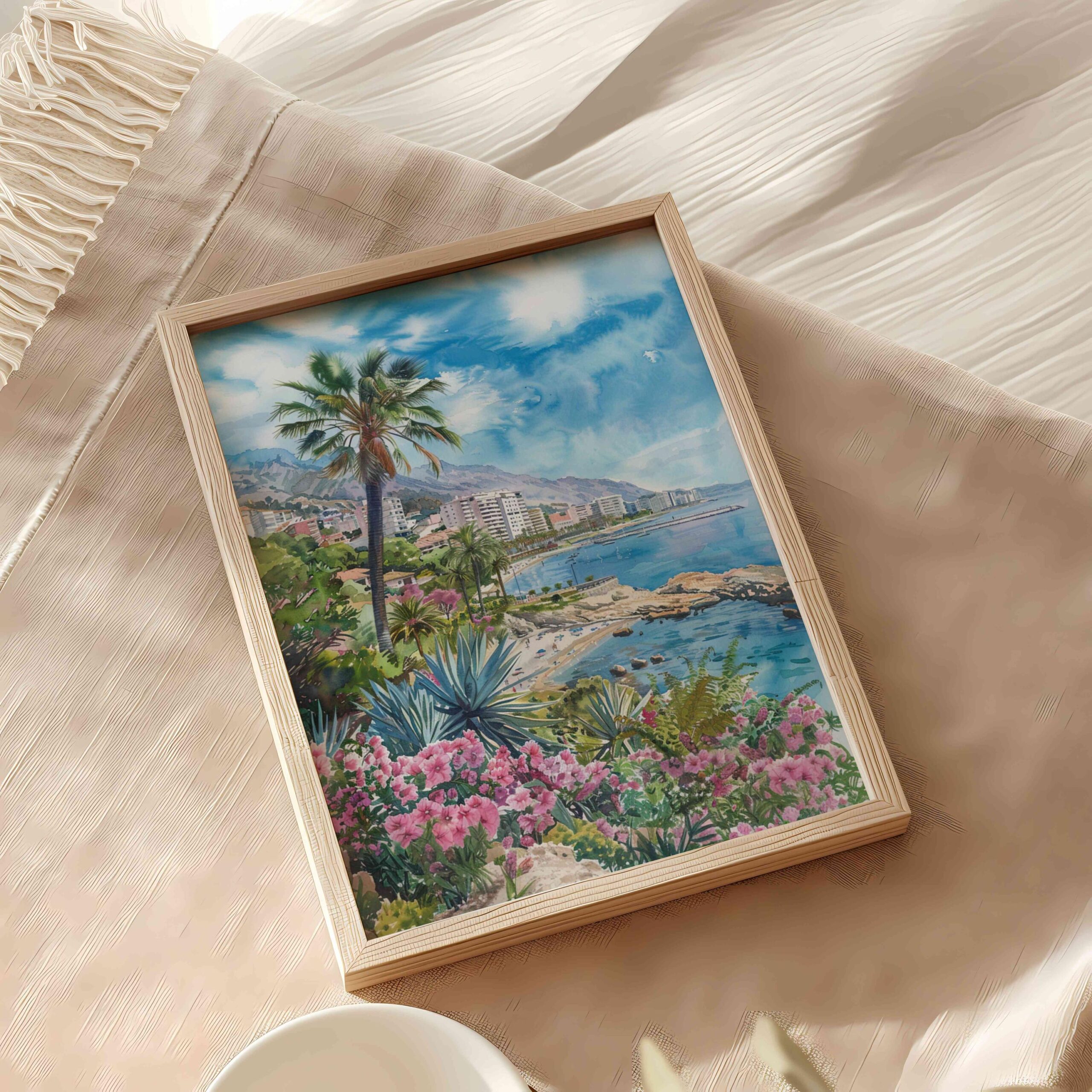 Benalmádena Spain Watercolor Print: Spanish Travel Art Poster - Image 6