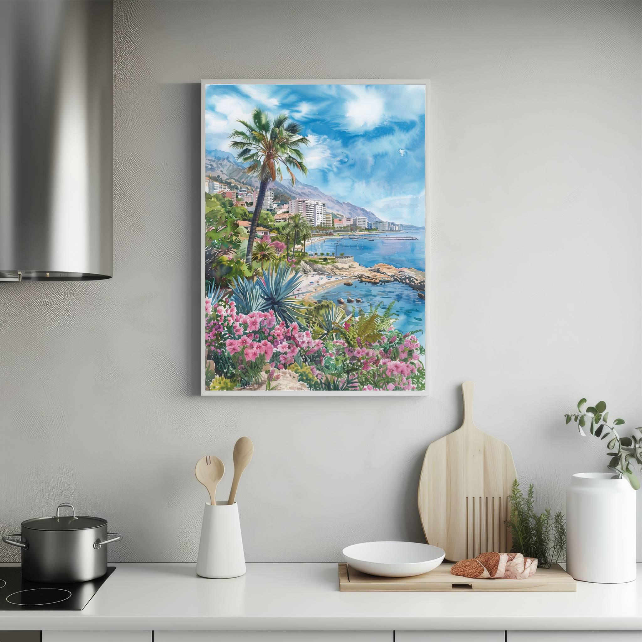 Benalmádena Spain Watercolor Print: Spanish Travel Art Poster - Image 5