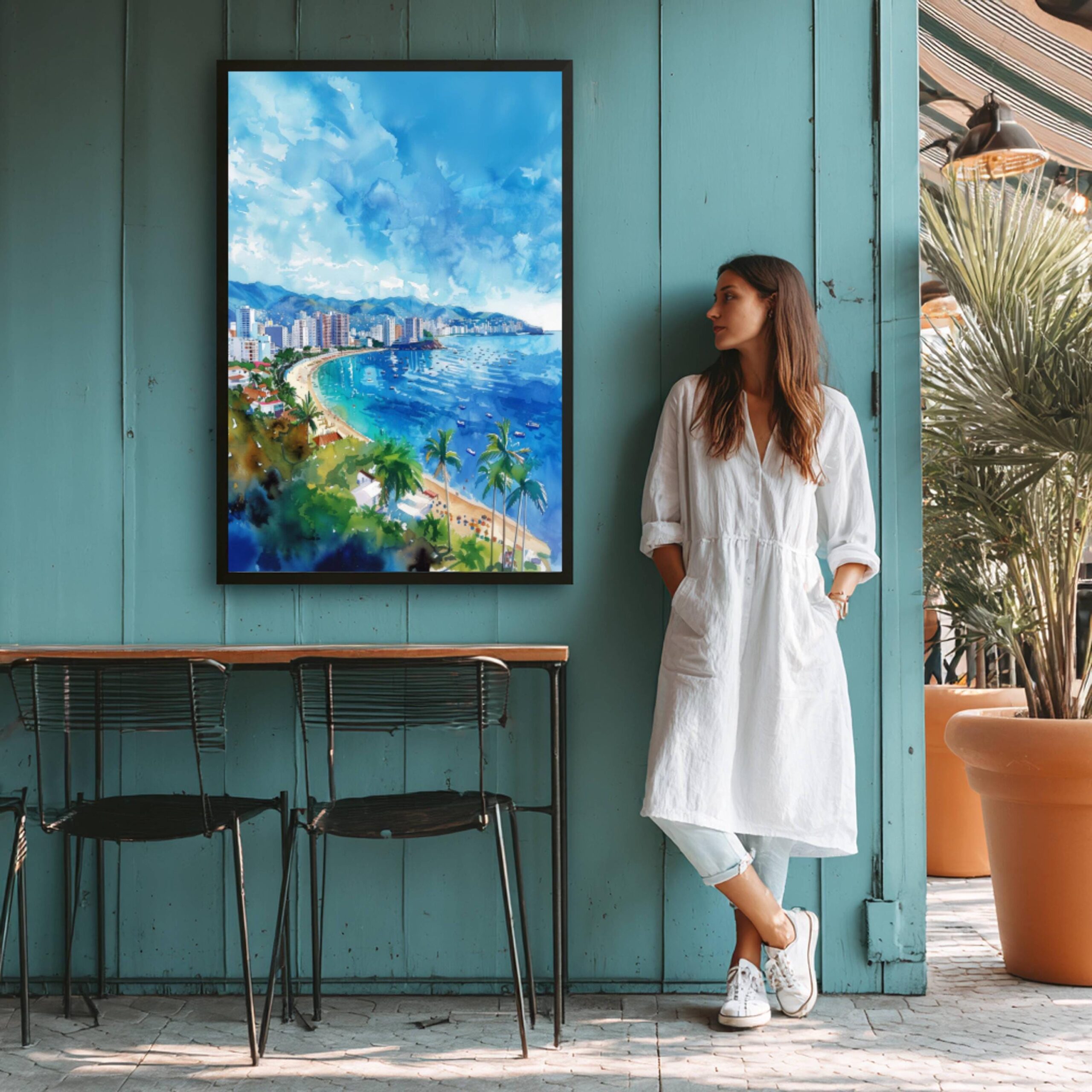 Acapulco Mexico Watercolor Print: North America Travel Art Poster - Image 9