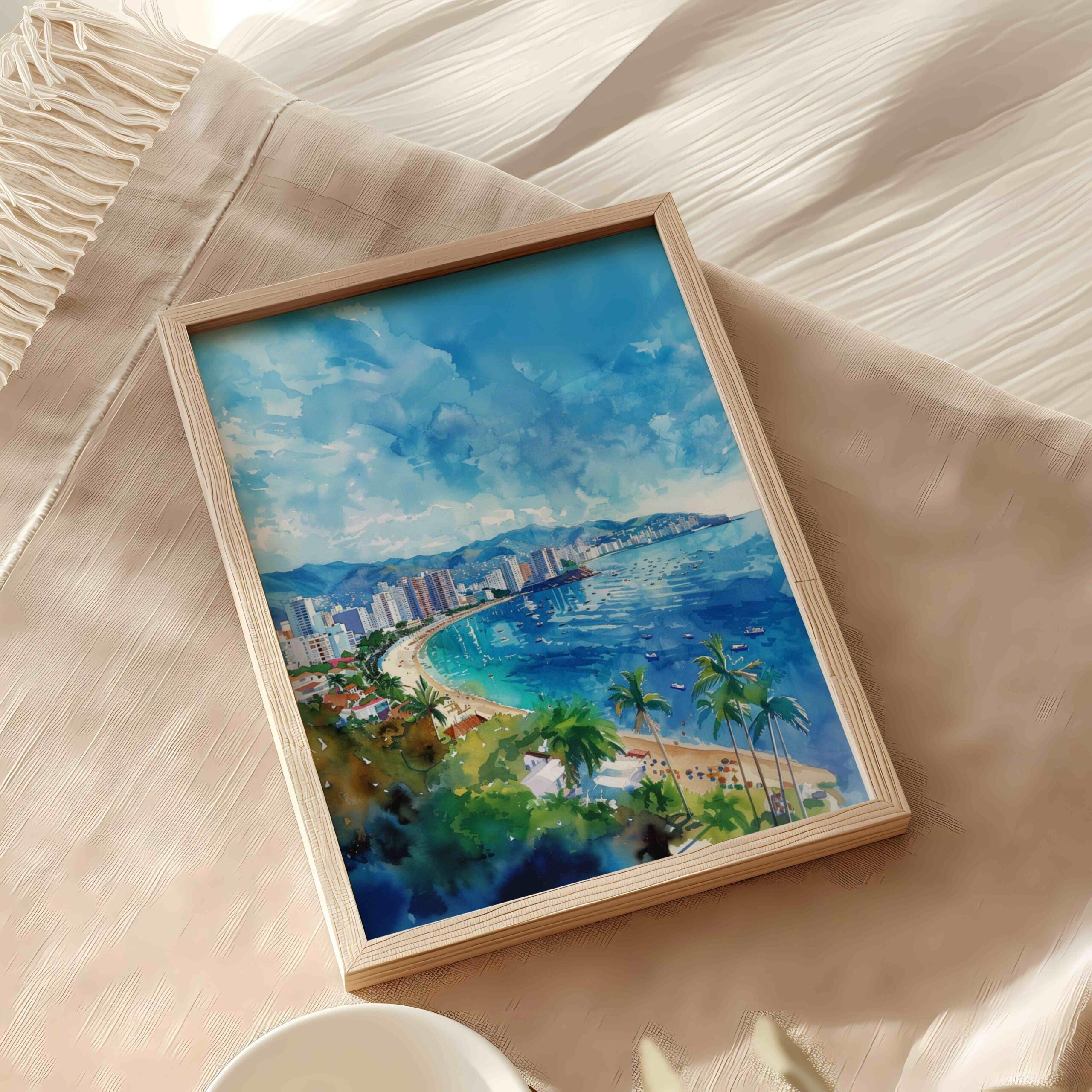 Acapulco Mexico Watercolor Print: North America Travel Art Poster - Image 6