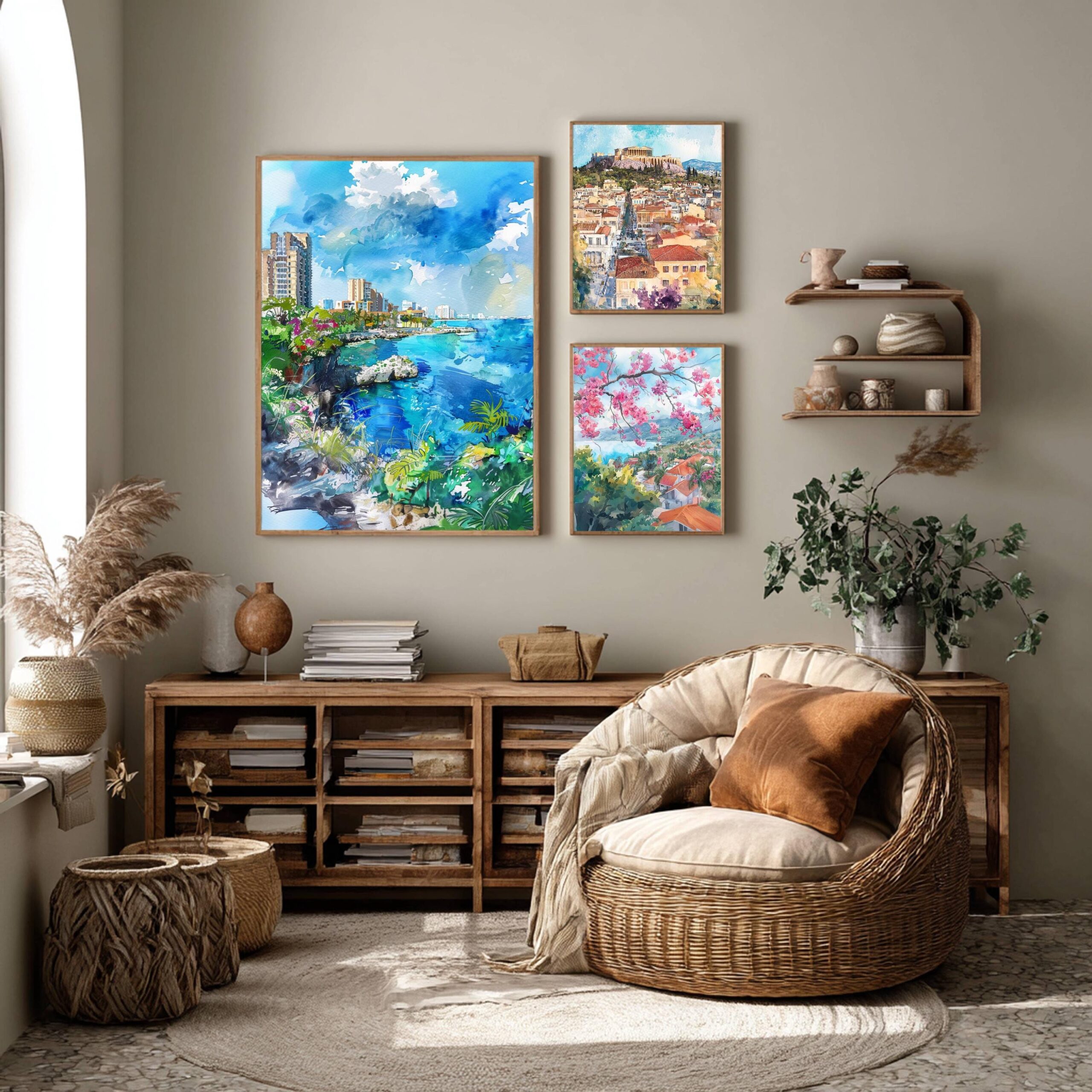 Cancun Mexico Watercolor Print : North America Travel Art Poster - Image 2