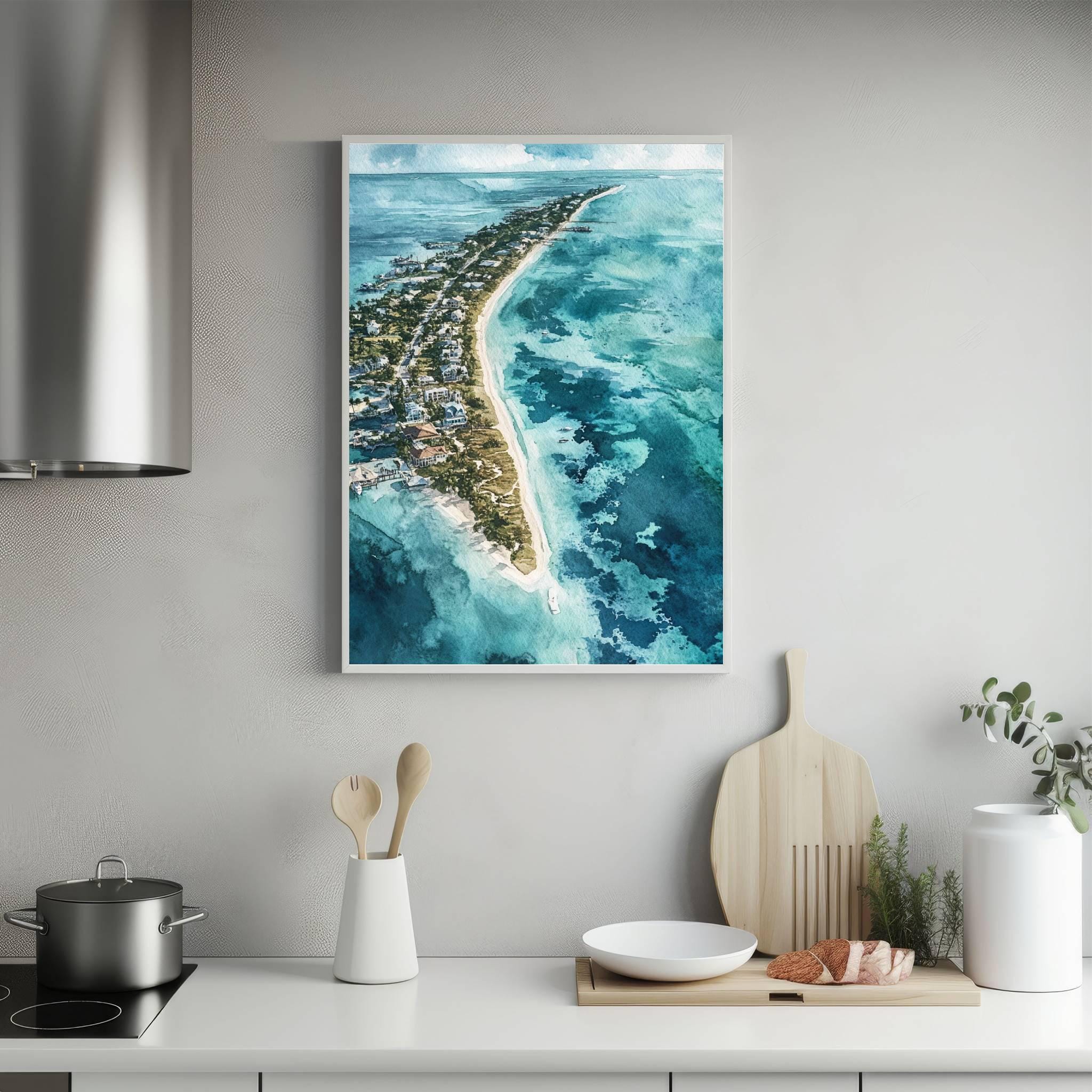 Florida Keys USA Watercolor Print: American Travel Art Poster - Image 5