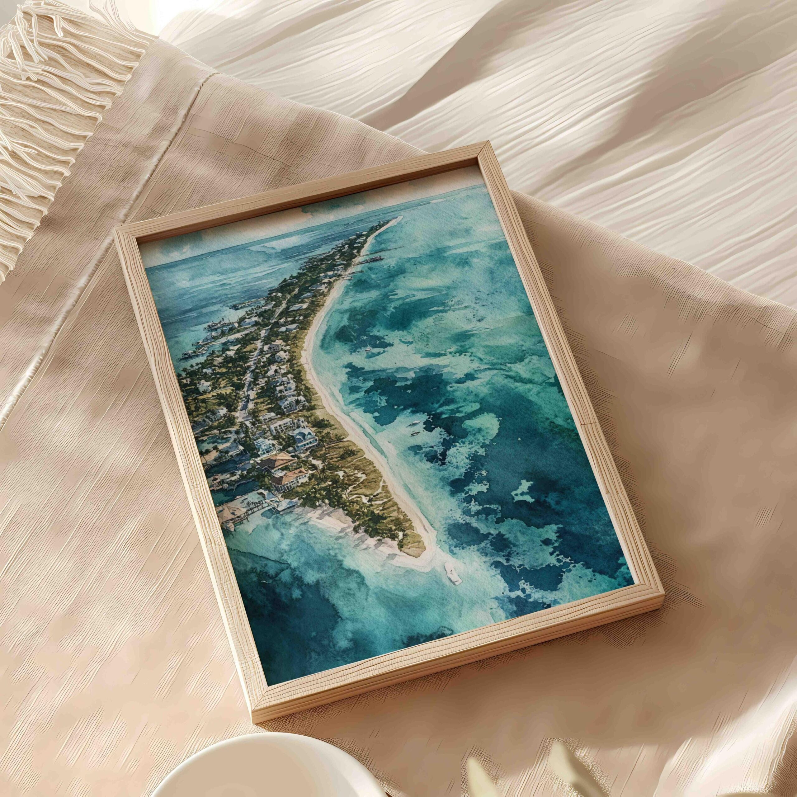 Florida Keys USA Watercolor Print: American Travel Art Poster - Image 6