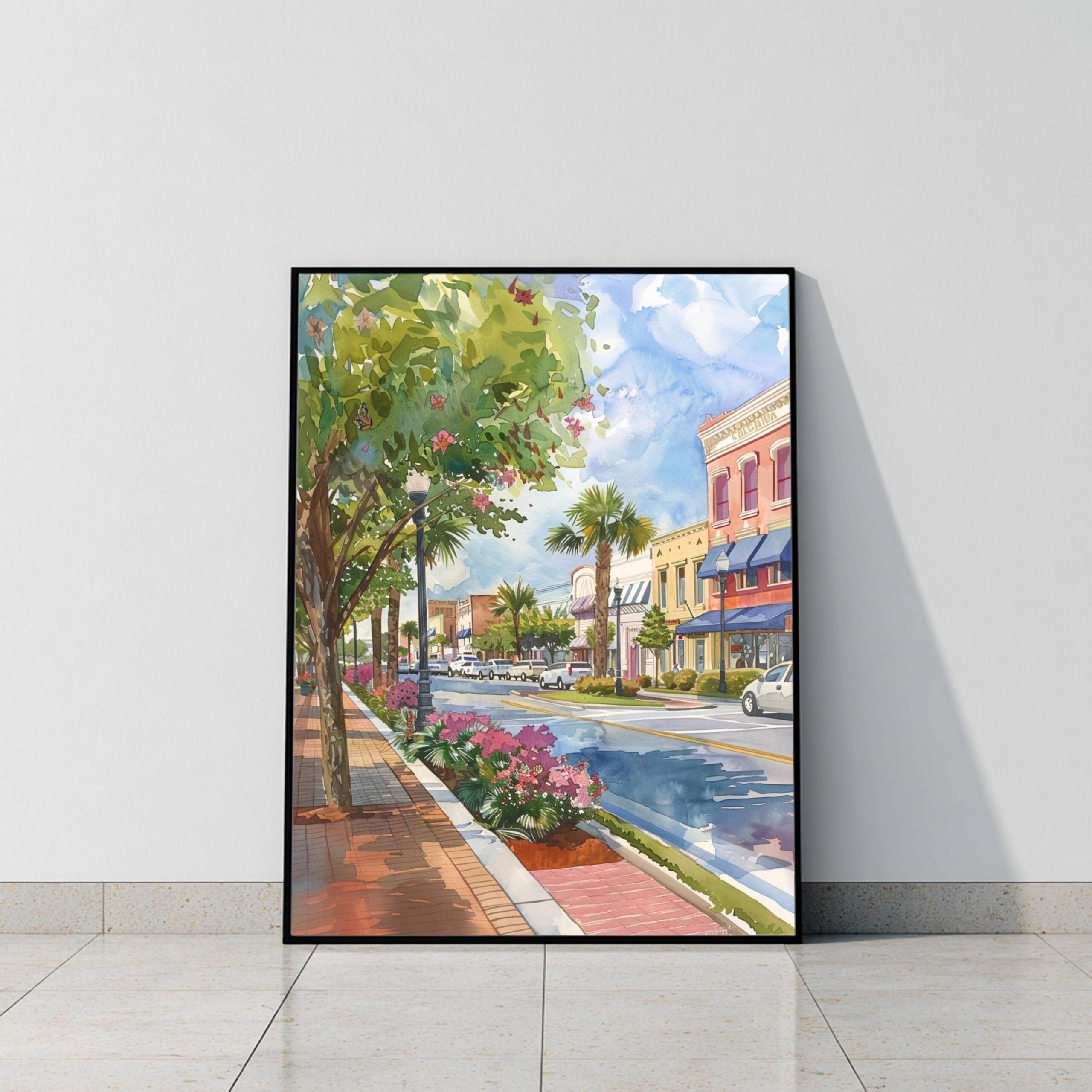 Tallahassee Florida USA Watercolor Print: Travel Art Poster - Image 10