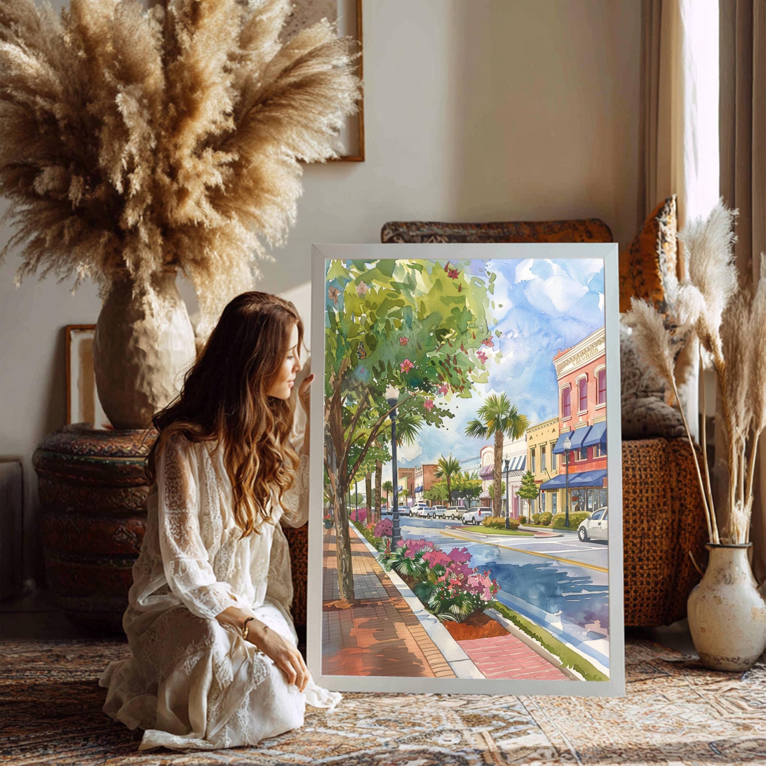 Tallahassee Florida USA Watercolor Print: Travel Art Poster - Image 7