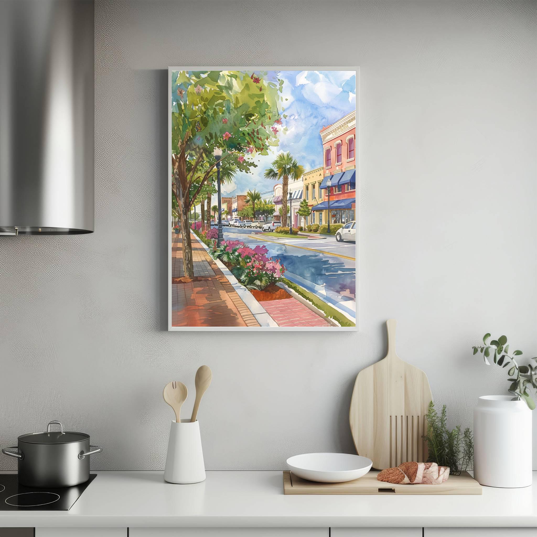 Tallahassee Florida USA Watercolor Print: Travel Art Poster - Image 5