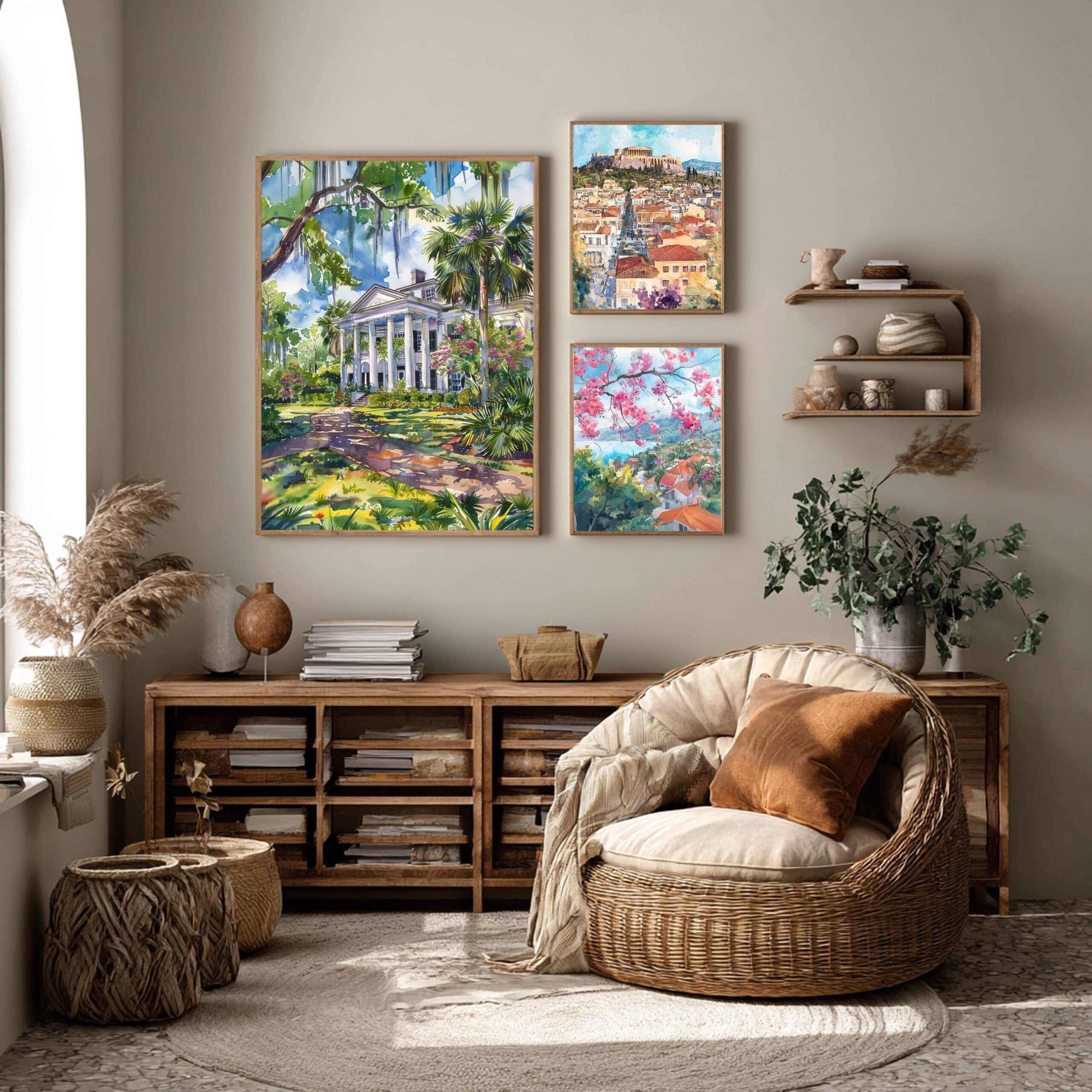 Tallahassee Florida USA Watercolor Print: Travel Art Poster - Image 2
